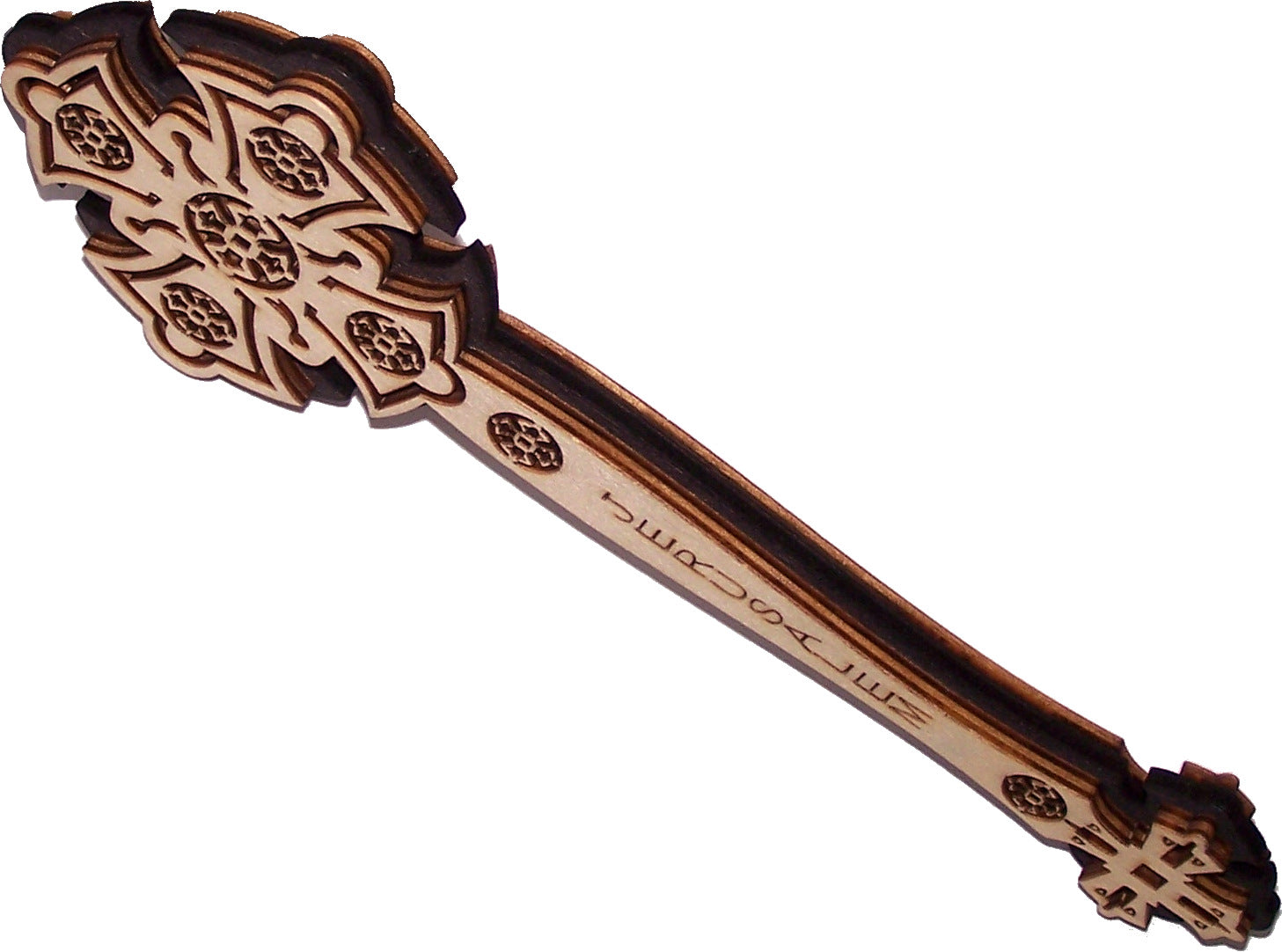 Holy Land Market Priest Hand held Blessing Cross by Laser - 3 Layers - 9 Inches、mySite、topwebapps