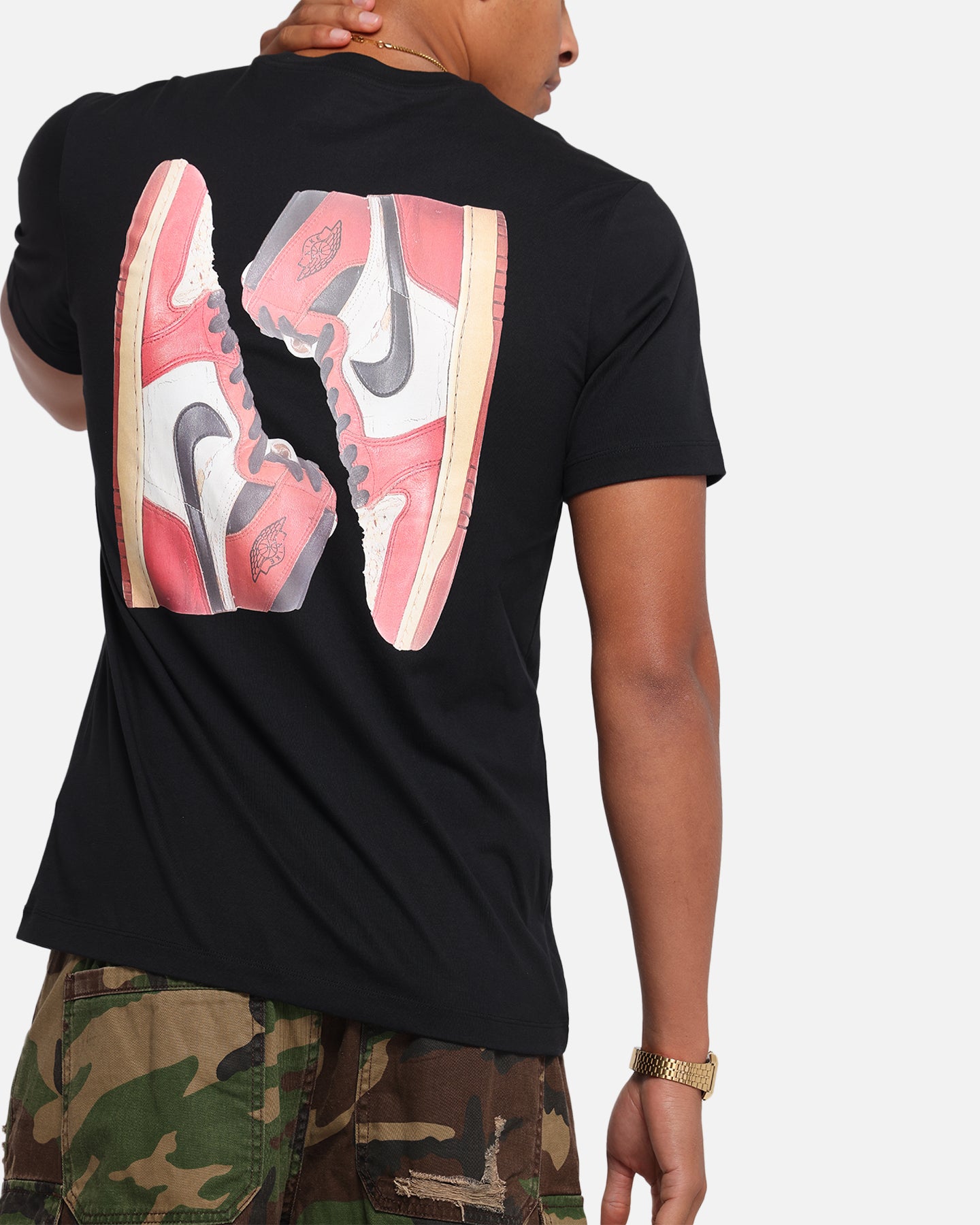 Jordan Flight Essentials AJ1 T-Shirt Black/Sail、mySite、zt4zffjzw