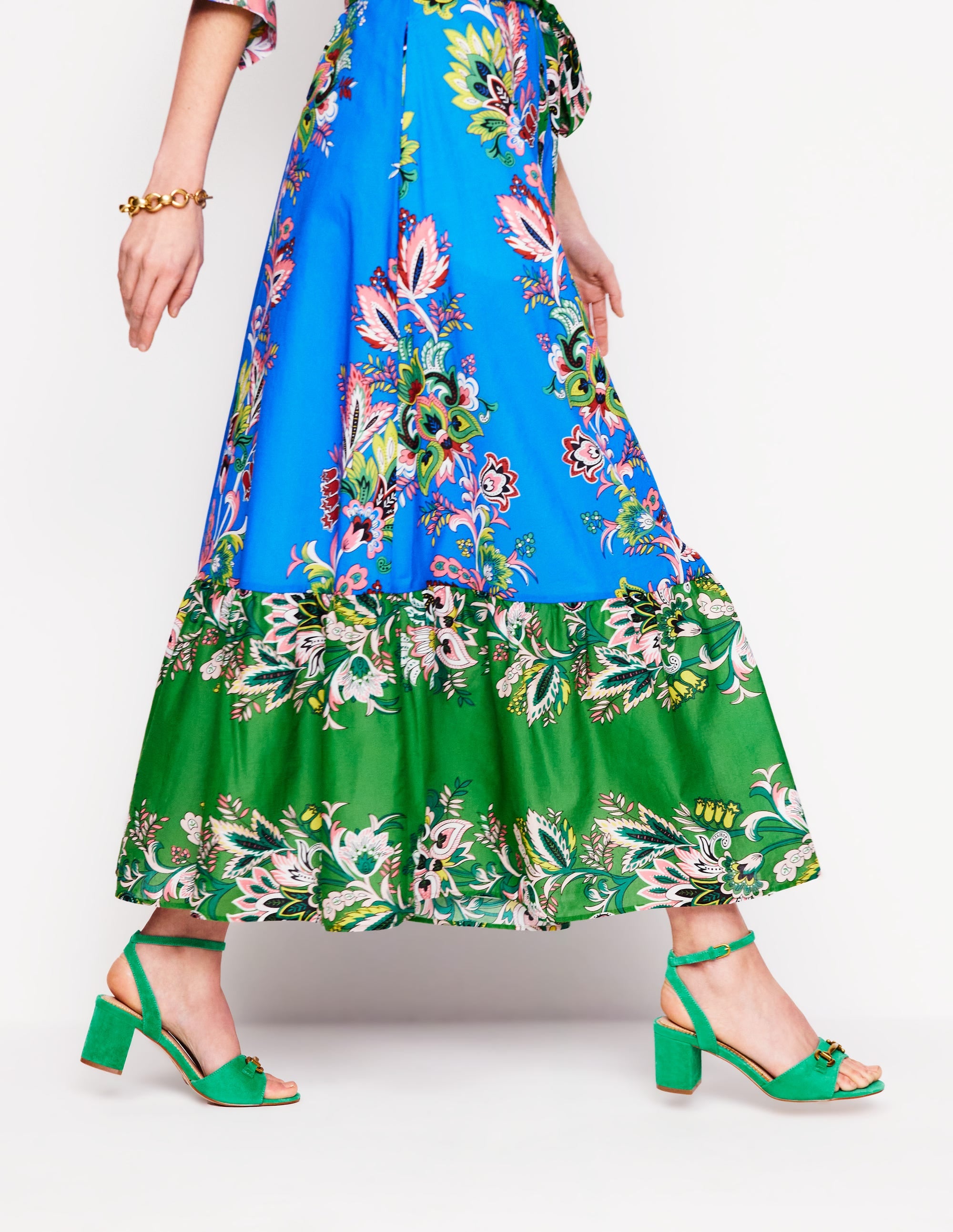  Iris Snaffle Block Heel Sandal-Rich Emerald、mySite、ashleygrahame