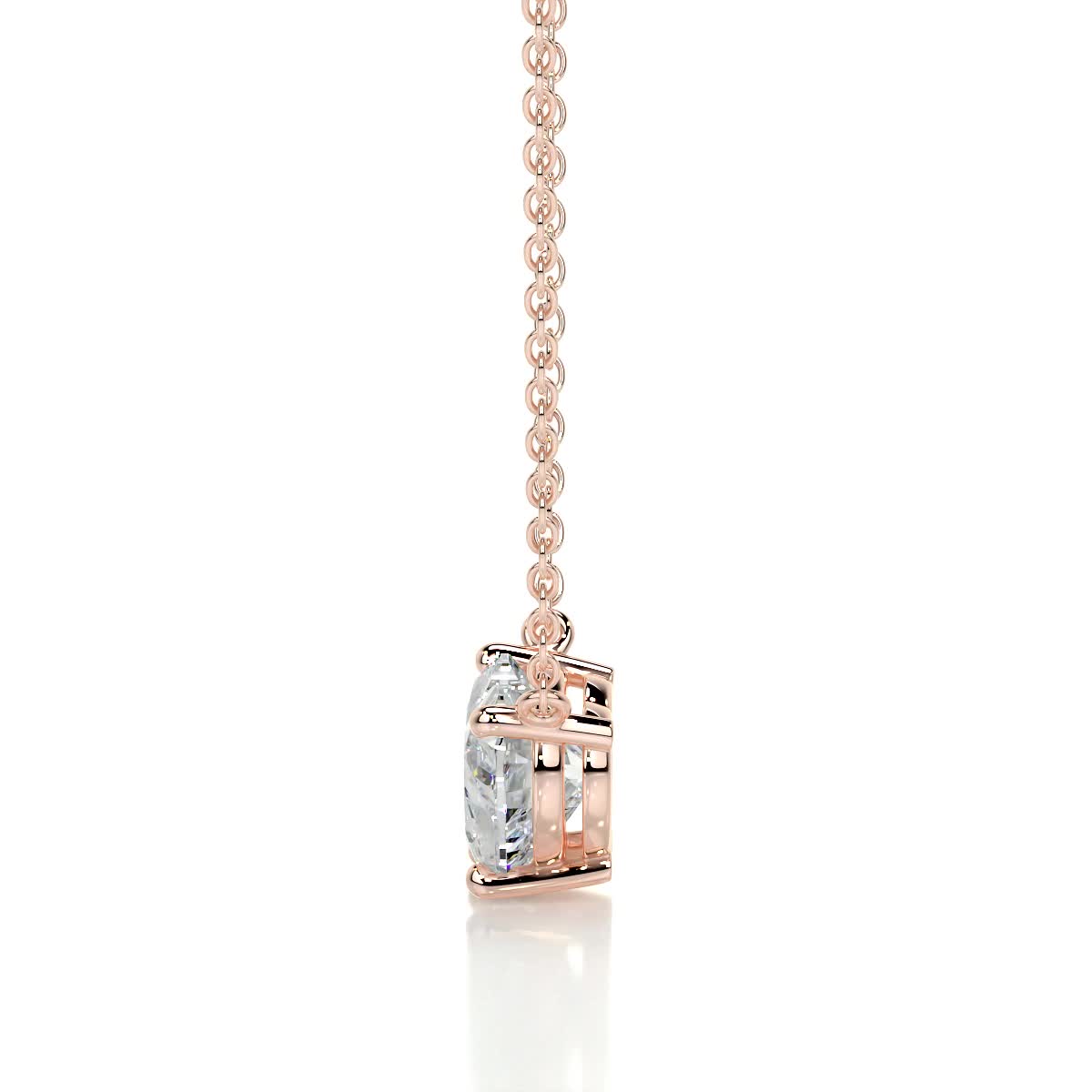 Petit Betty Lab Grown Diamond Pendant -14K Rose Gold、mySite、hinf8tx79