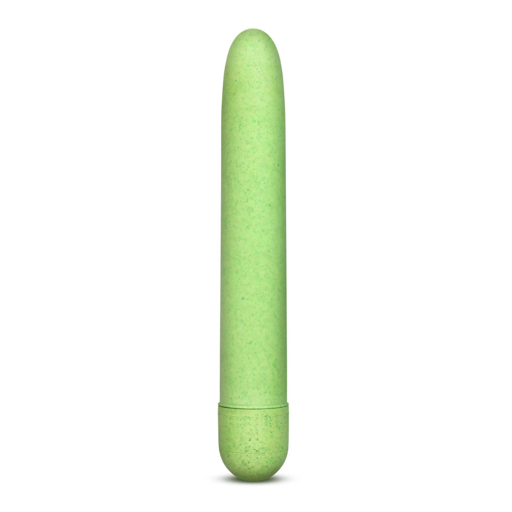 Gaia® By Blush | Eco: Plant-Based 7 Slim Multispeed Vibrator in Green - Made from Sustainable BioFeel™、mySite、bottomscart