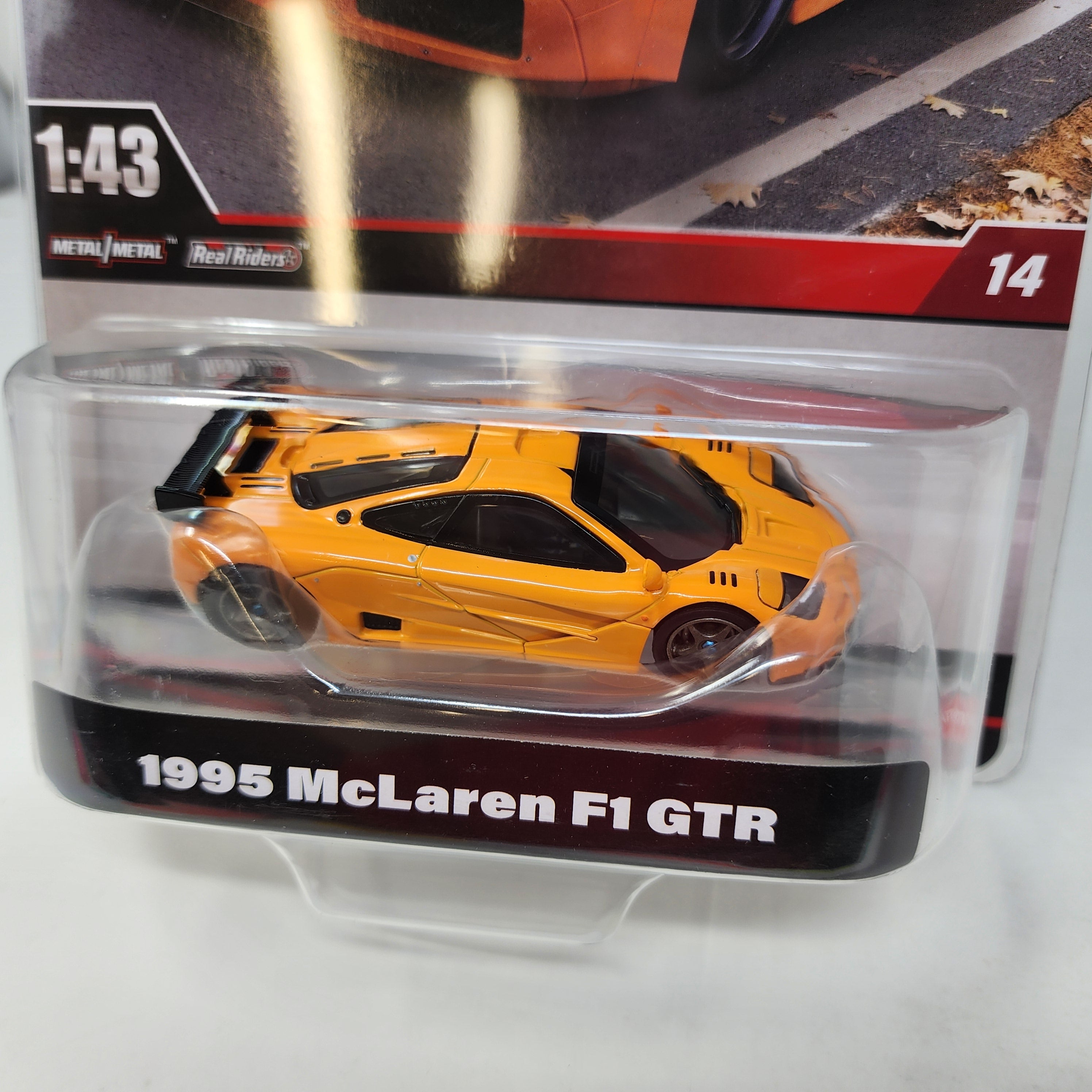 1995 McLaren F1 GTR * ORANGE * 2024 Hot Wheels 1:43 Scale Series Case F、mySite、hgirdovlk