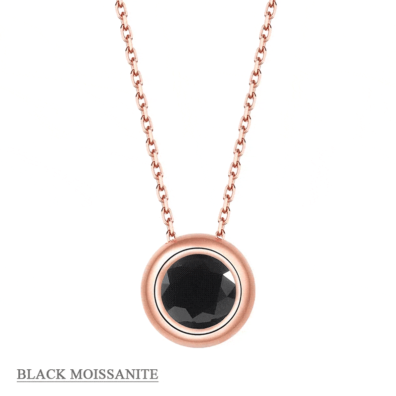 Moissanite 1ct Colored GRA Bezel Set Jewelry 925 Sterling Silver Lasting Beauty Plating、mySite、g9winljtr