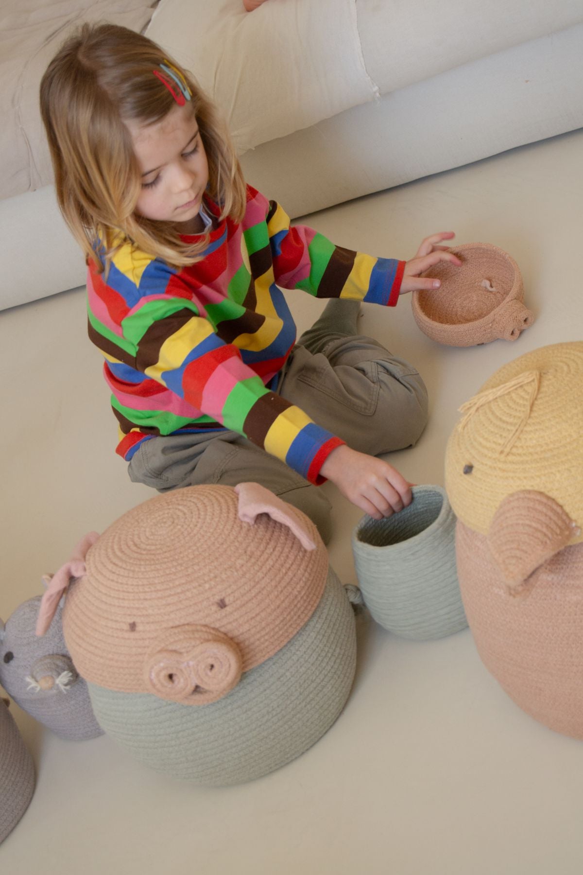 Mini Peggy the Pig Basket、mySite、gigharbornorthrealestate