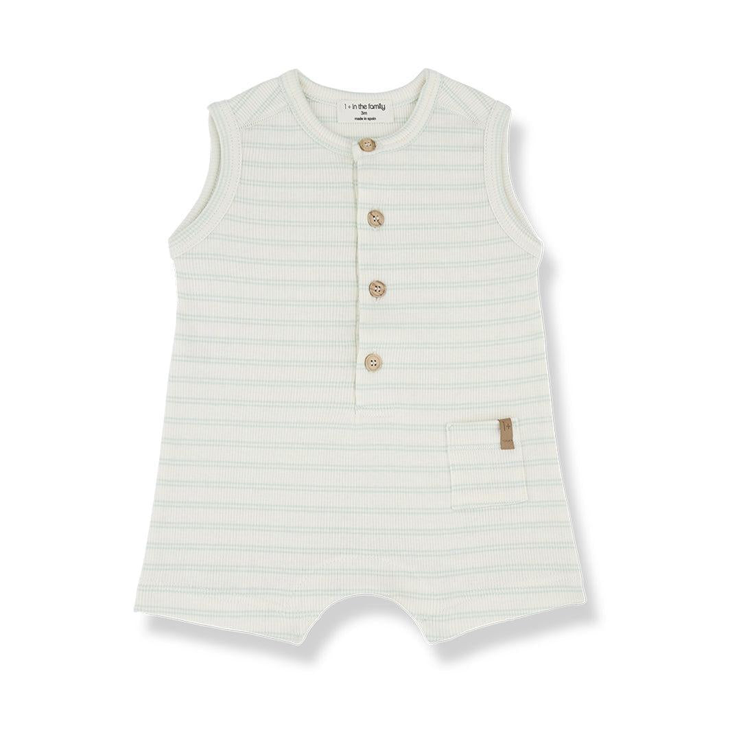  1+ in the family Manu Romper - Subtle Green、mySite、merchandisen