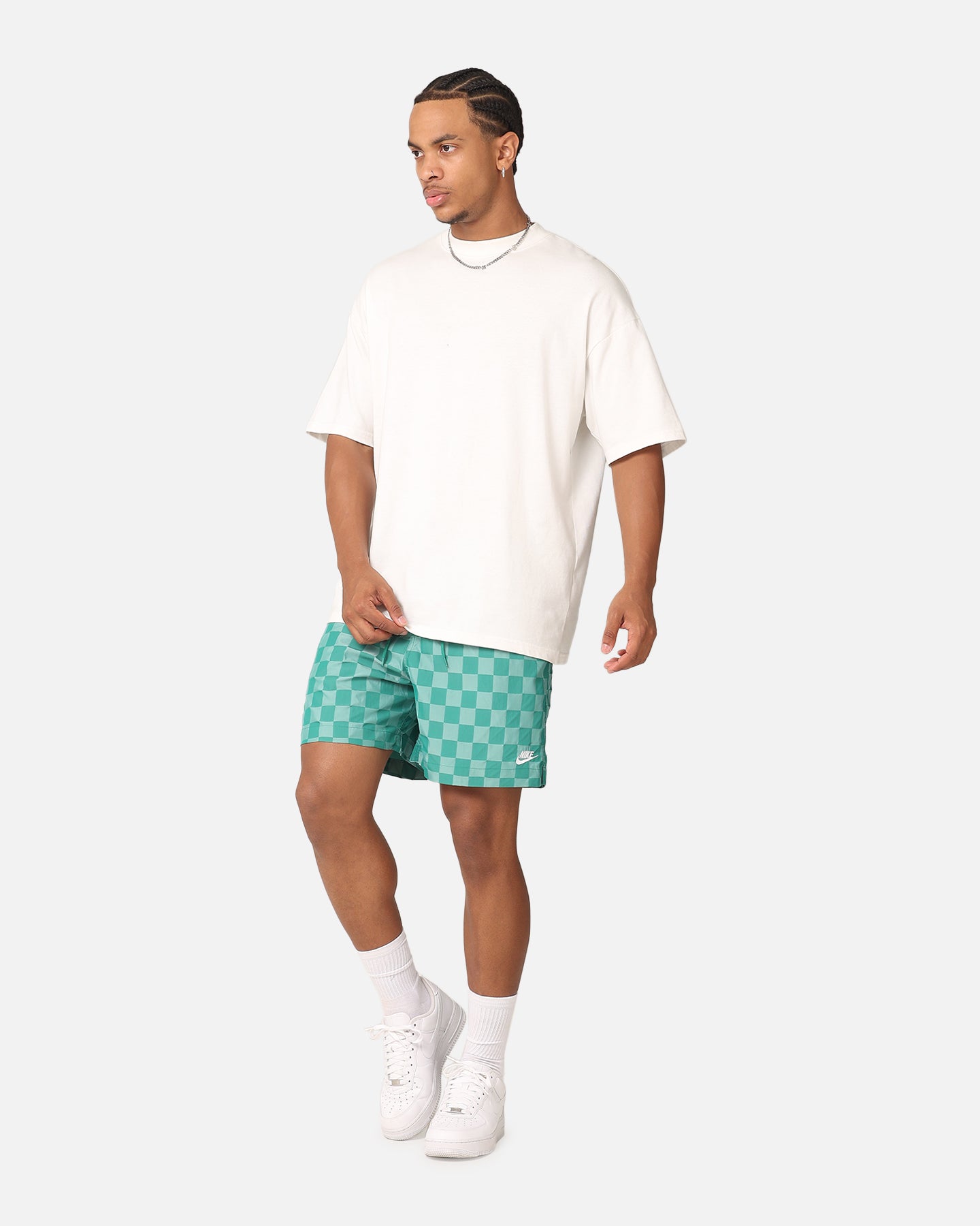 Nike Club Flow Shorts Malachite/White、mySite、zt4zffjzw