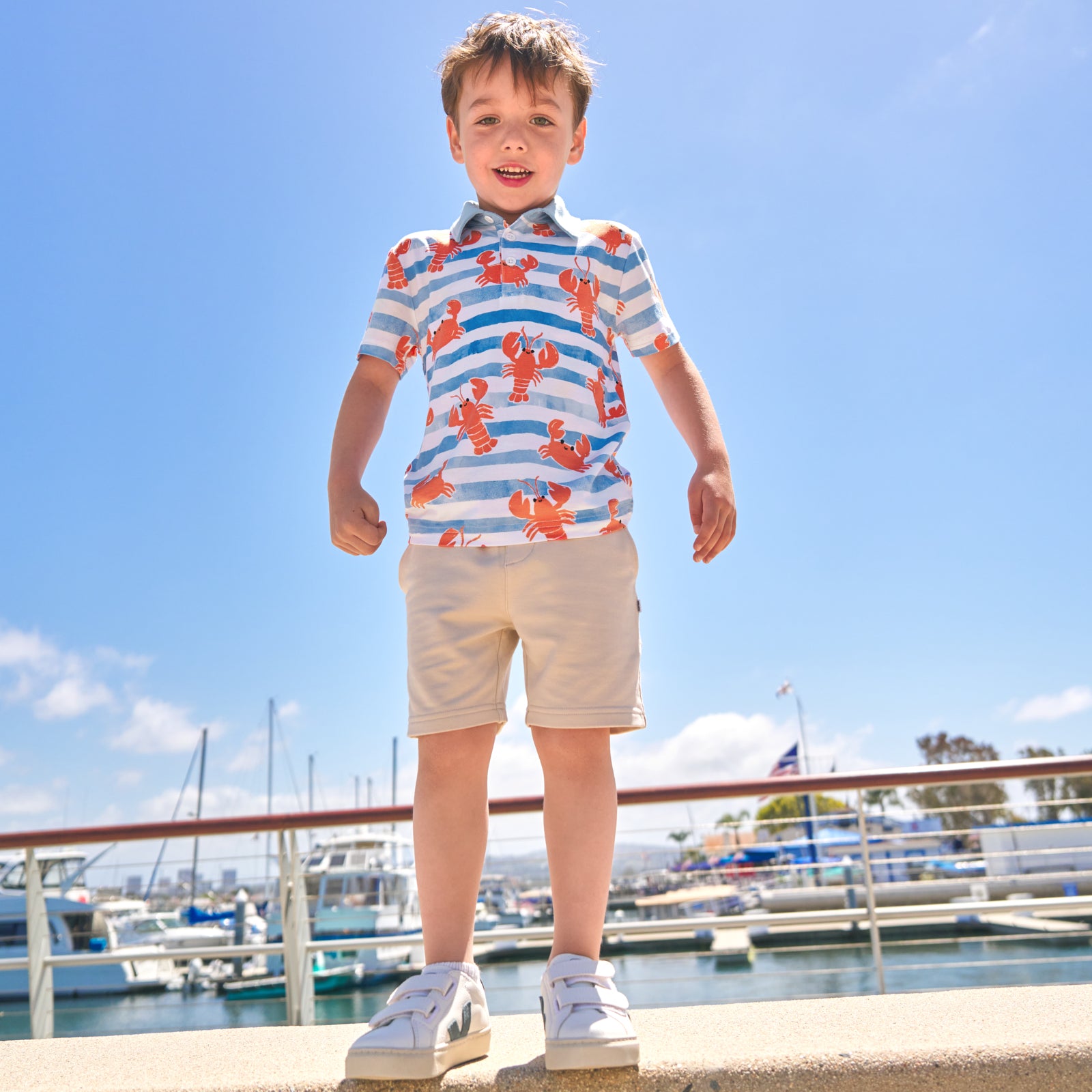 Crustacean Crew Polo Shirt、mySite、g9winljtr