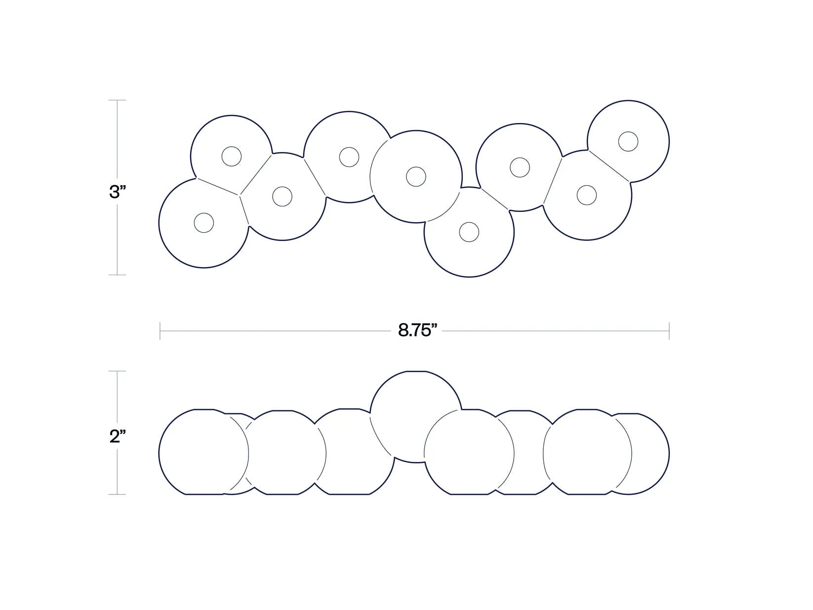 White Ceramic Bubble Menorah、mySite、topwebapps