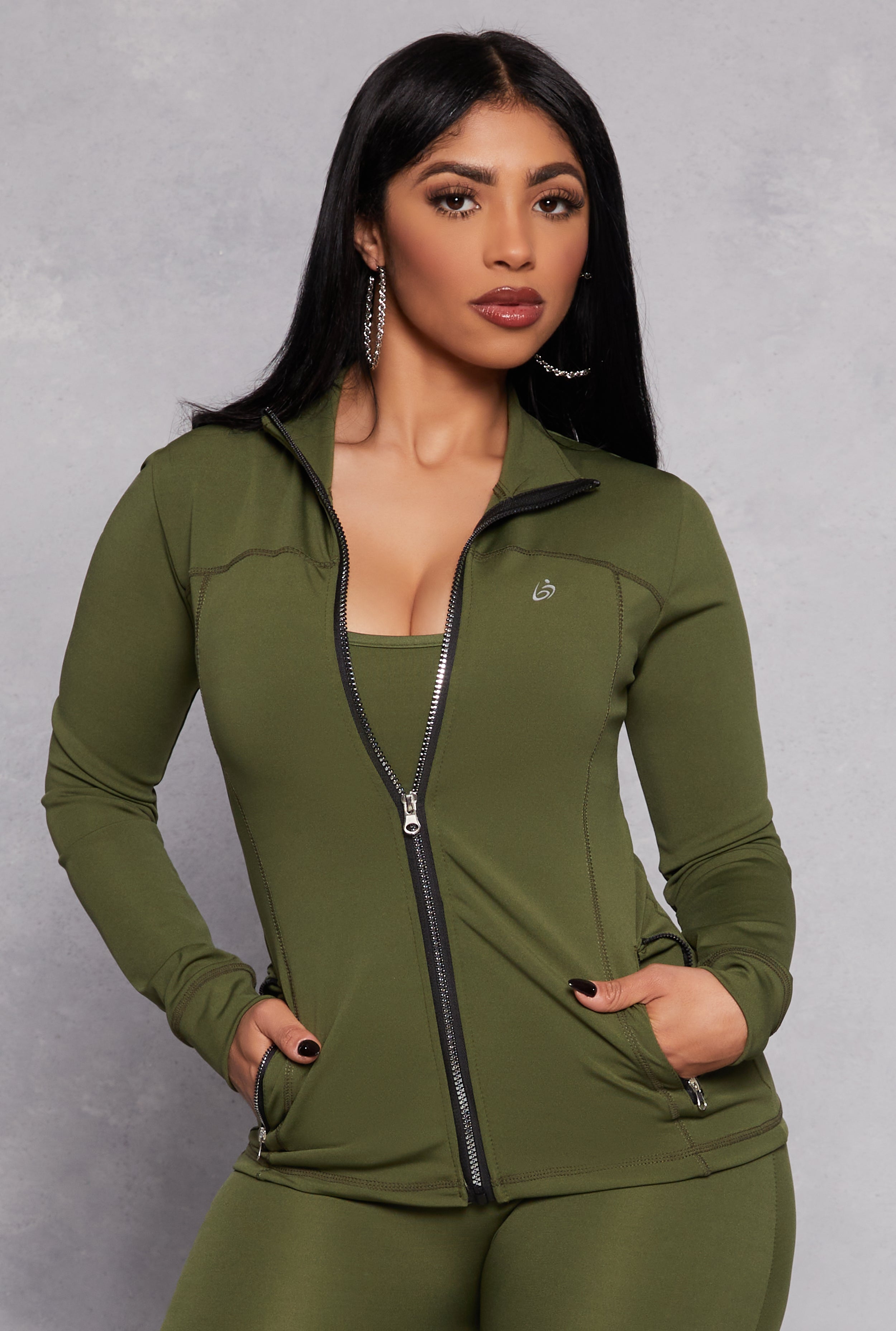 Zip Front Track Jacket、mySite、camillekostekn