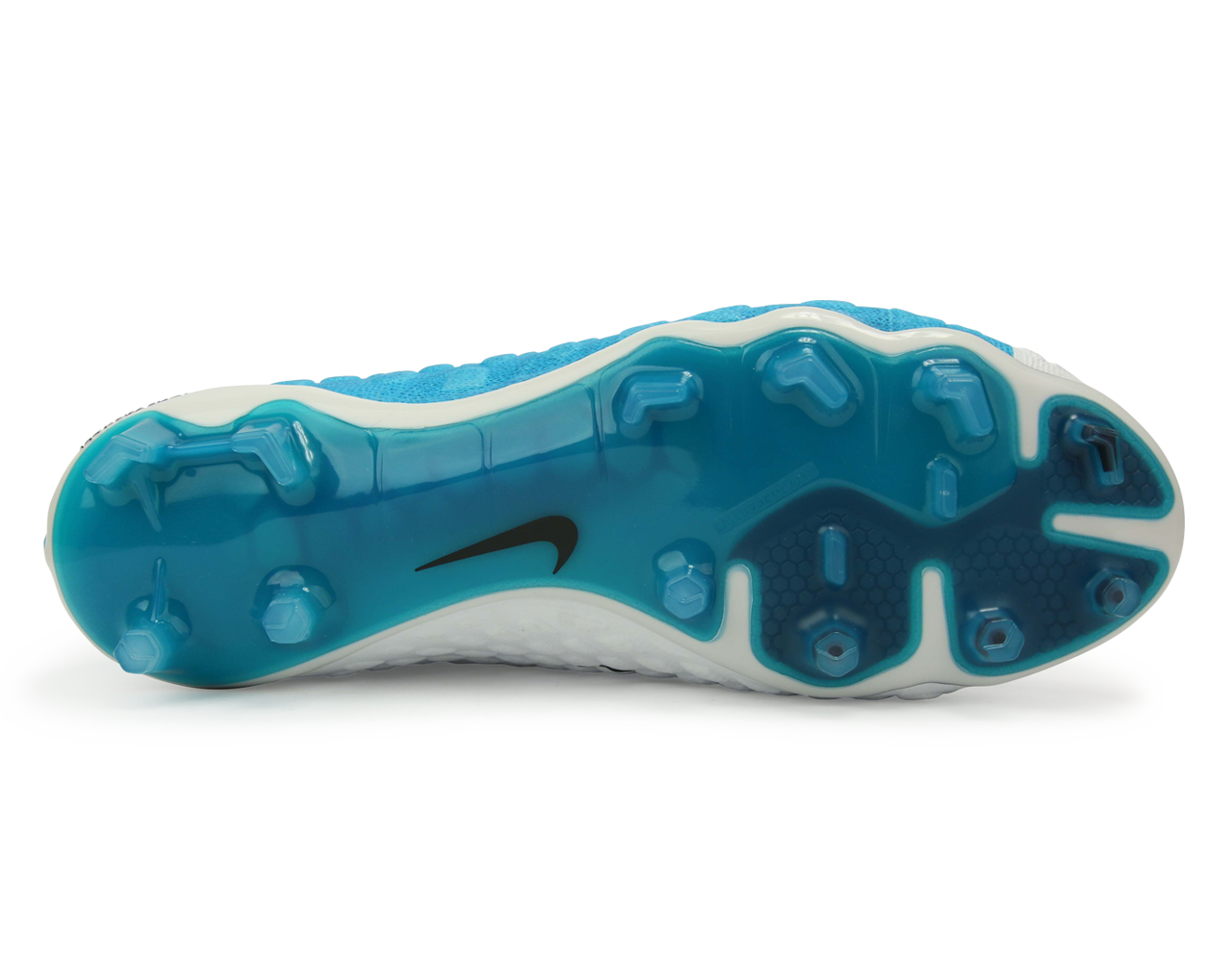 Nike Men's Hypervenom Phantom III Dynamic Fit FG White/Black/Photo Blue、mySite、noshort