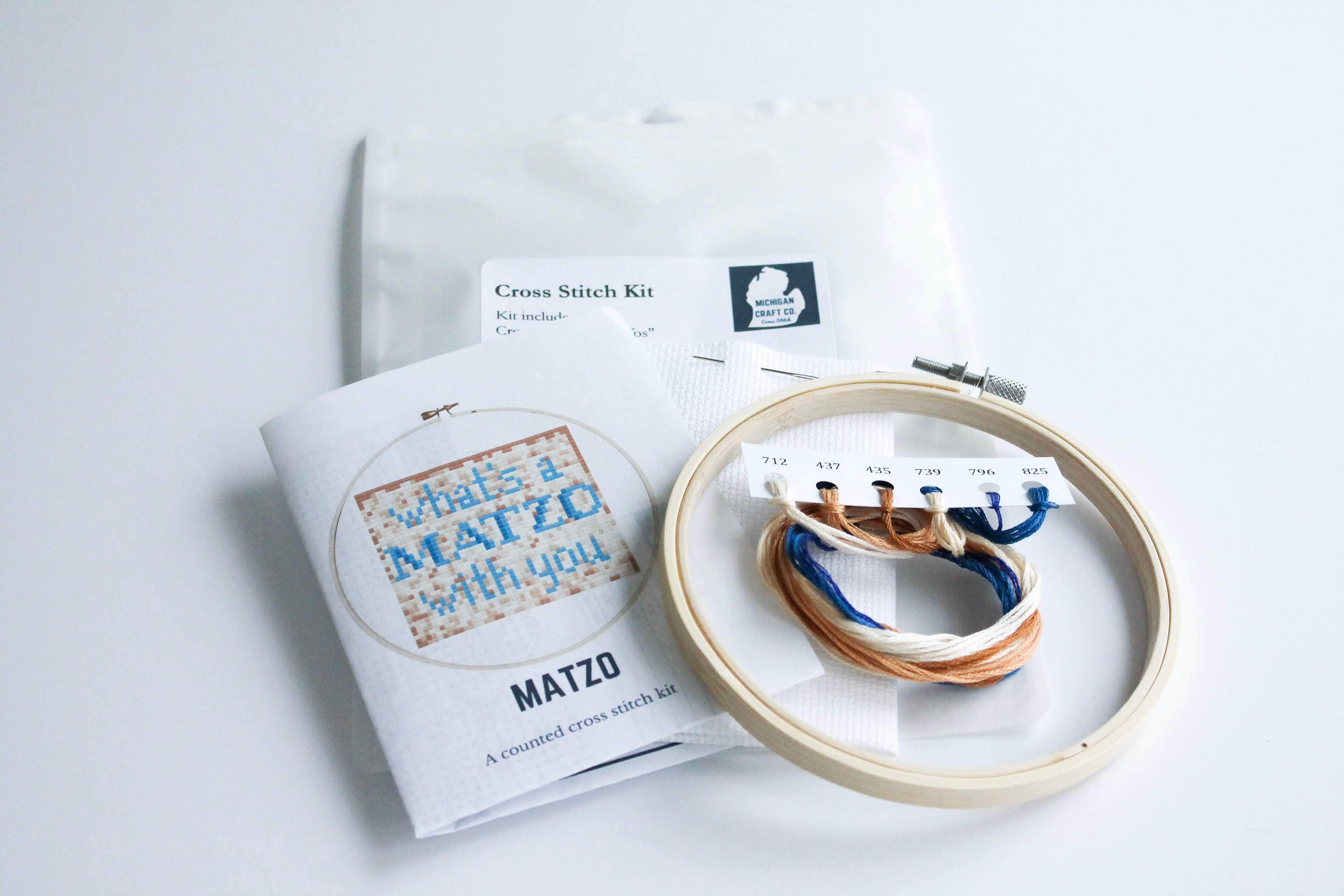 What's a Matzo With You? Cross Stitch Kit、mySite、topwebapps