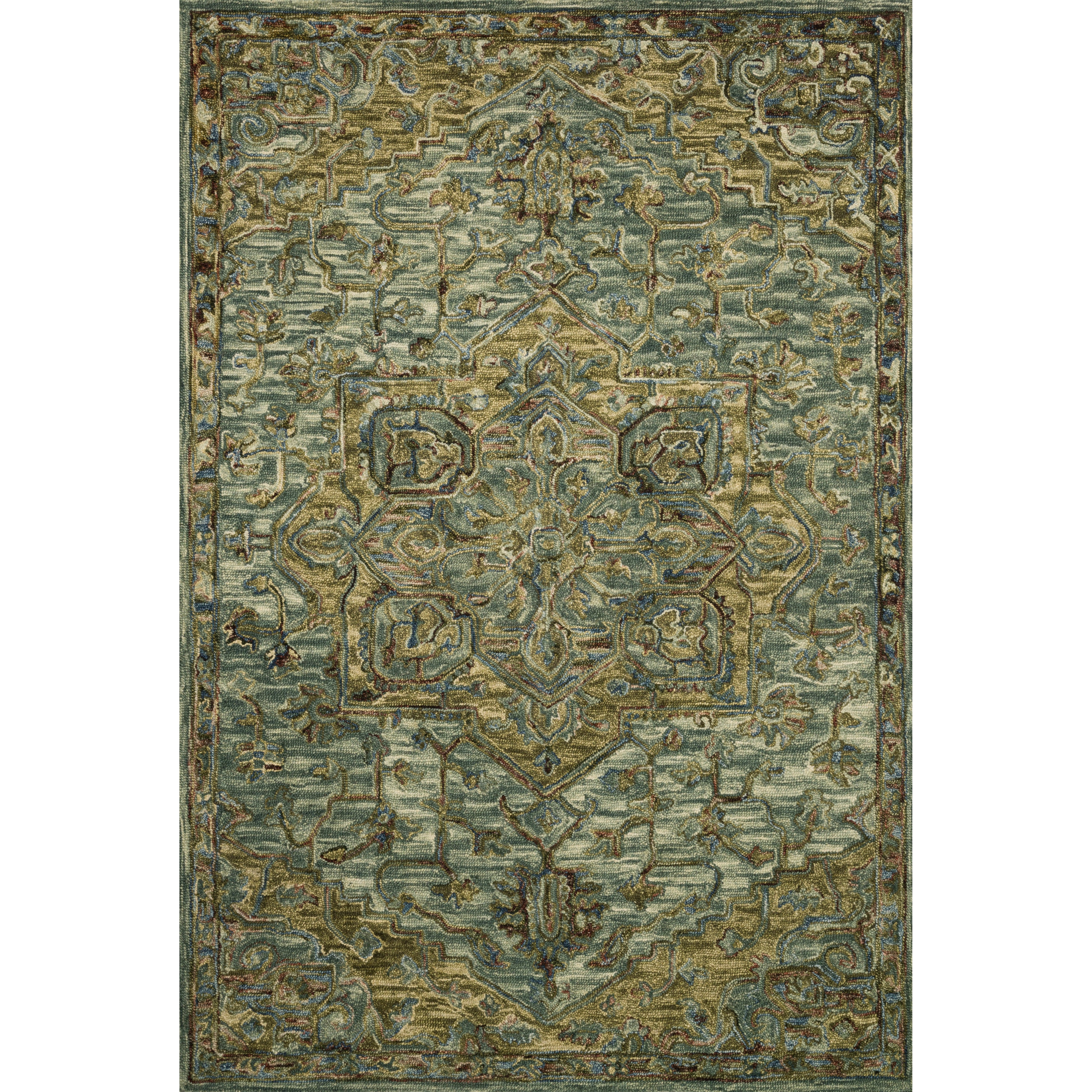 Victoria Dark Green Tobacco Area Rug、mySite、gigharbornorthrealestate