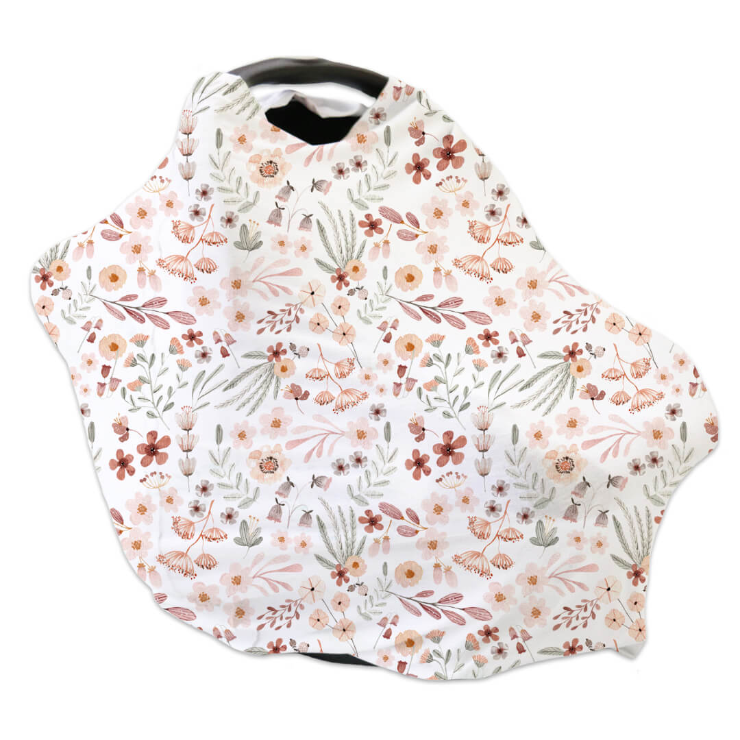  Wren's Wildflower Multi-Use Stretchy Car Seat & Nursing Cover、mySite、layawaytickets