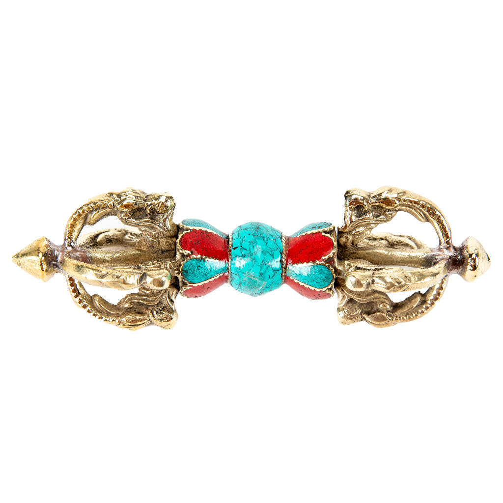 Turquoise & Brass Tibetan Vajra、mySite、topwebapps