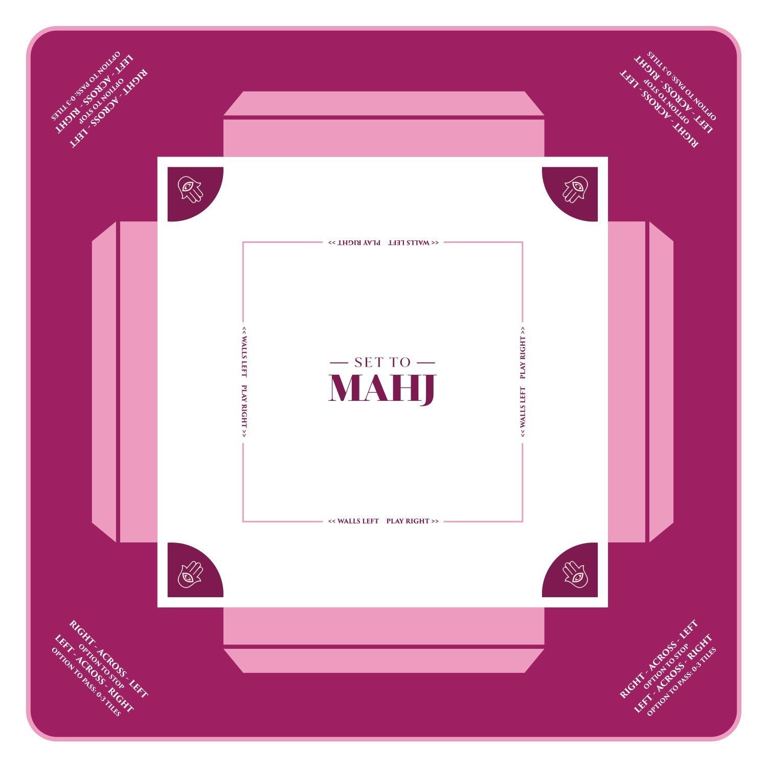  Pink Hamsa Mahjong Mat、mySite、elrpsem3k