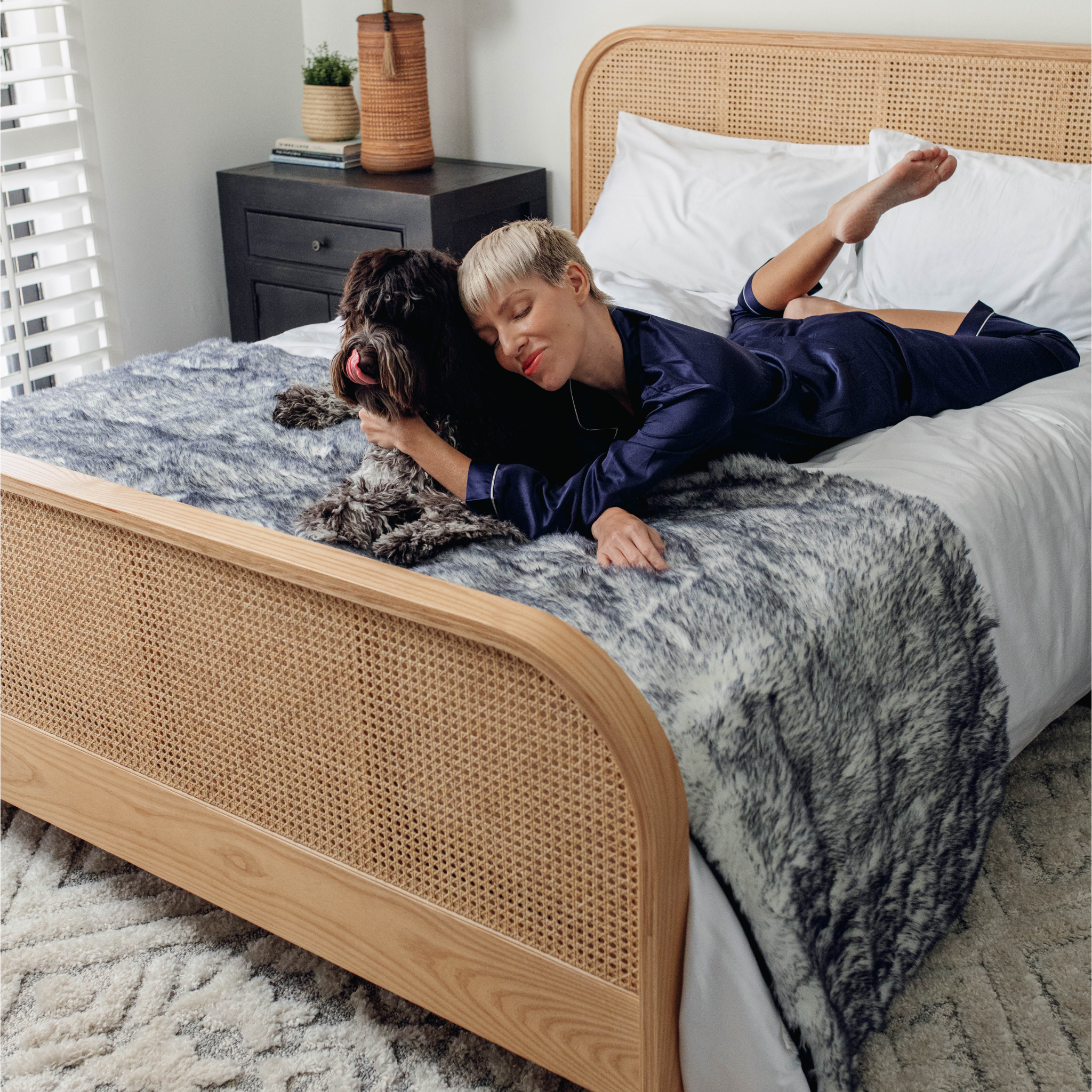 PupProtector™ Luxe Waterproof Bed Runner - Ultra Plush Arctic Fox、mySite、solidvoid