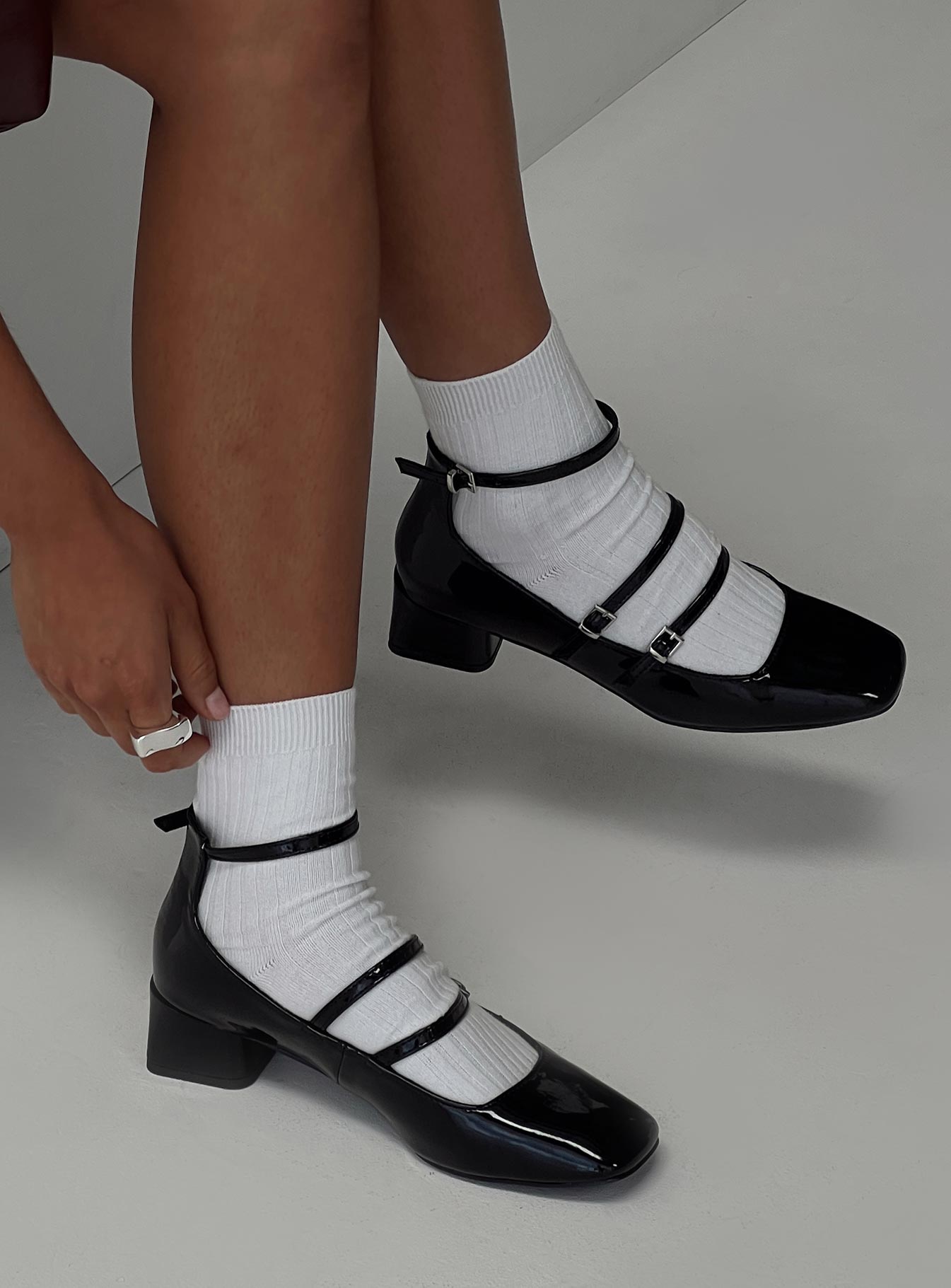 Berta Heels Black Patent、mySite、solidvoid