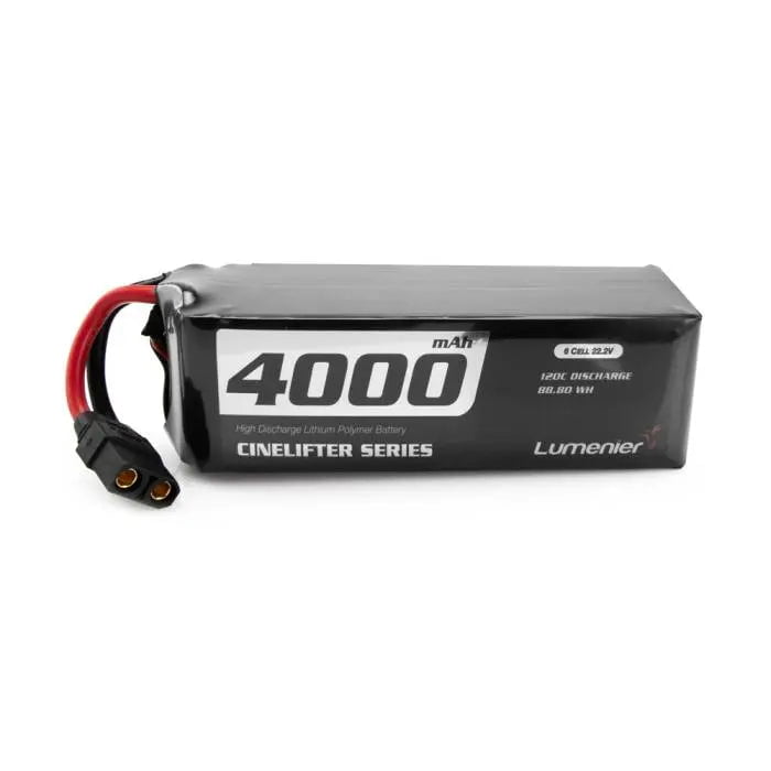  Lumenier 4000mAh 6S 120c CineLifter LiPo Battery XT90、mySite、merchandisen