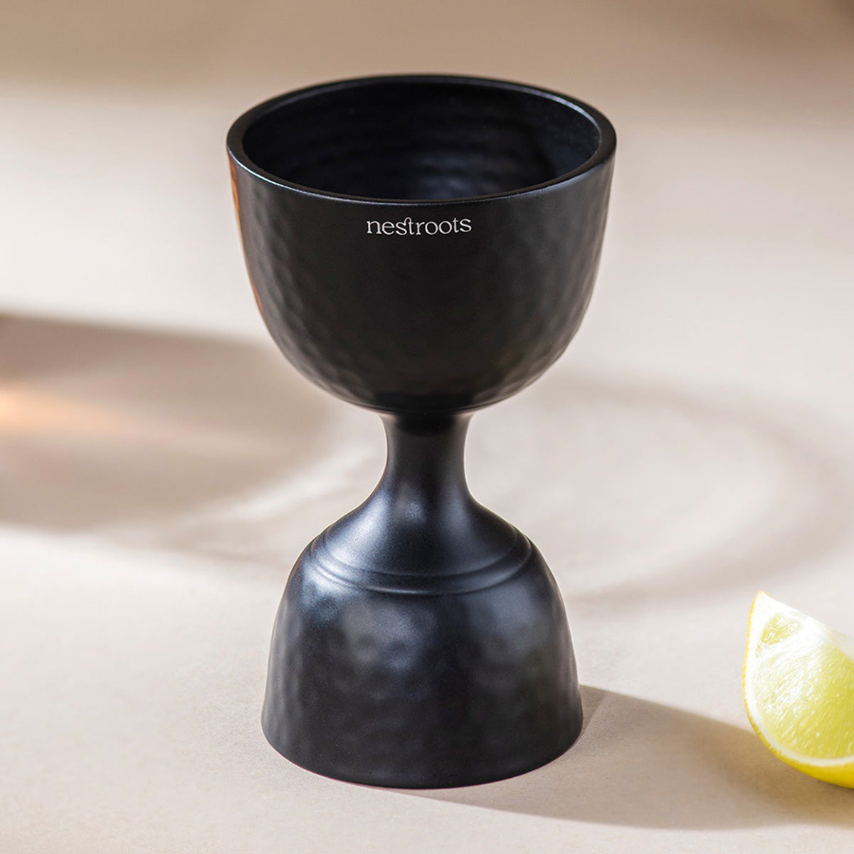 Stainless Steel Peg Measurer | Dual Side | Black | 25 & 50 ml、mySite、camillekostekn