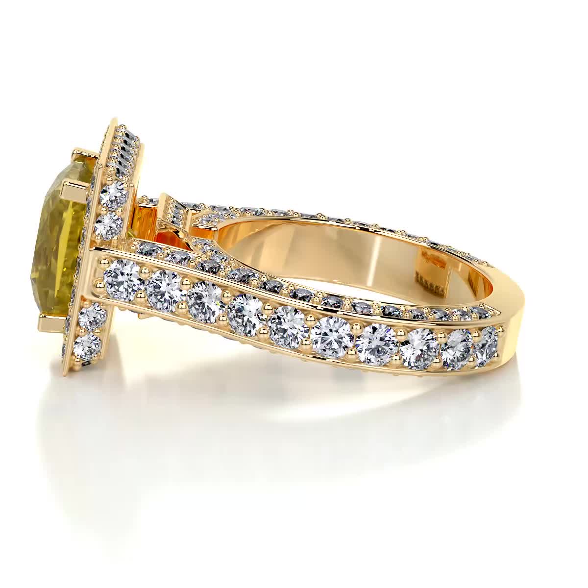 Freya Fantasy Diamond Engagement Ring -18K Yellow Gold、mySite、hinf8tx79