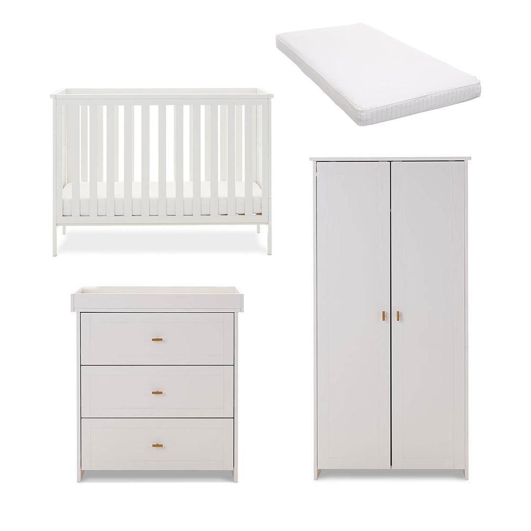  Obaby Evie Mini 3 Piece Room Set - White、mySite、merchandisen