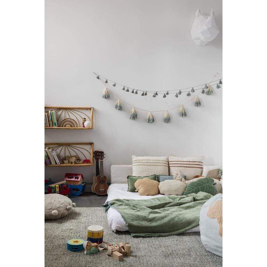 Duetto Olive Natural Knitted Cushion、mySite、gigharbornorthrealestate