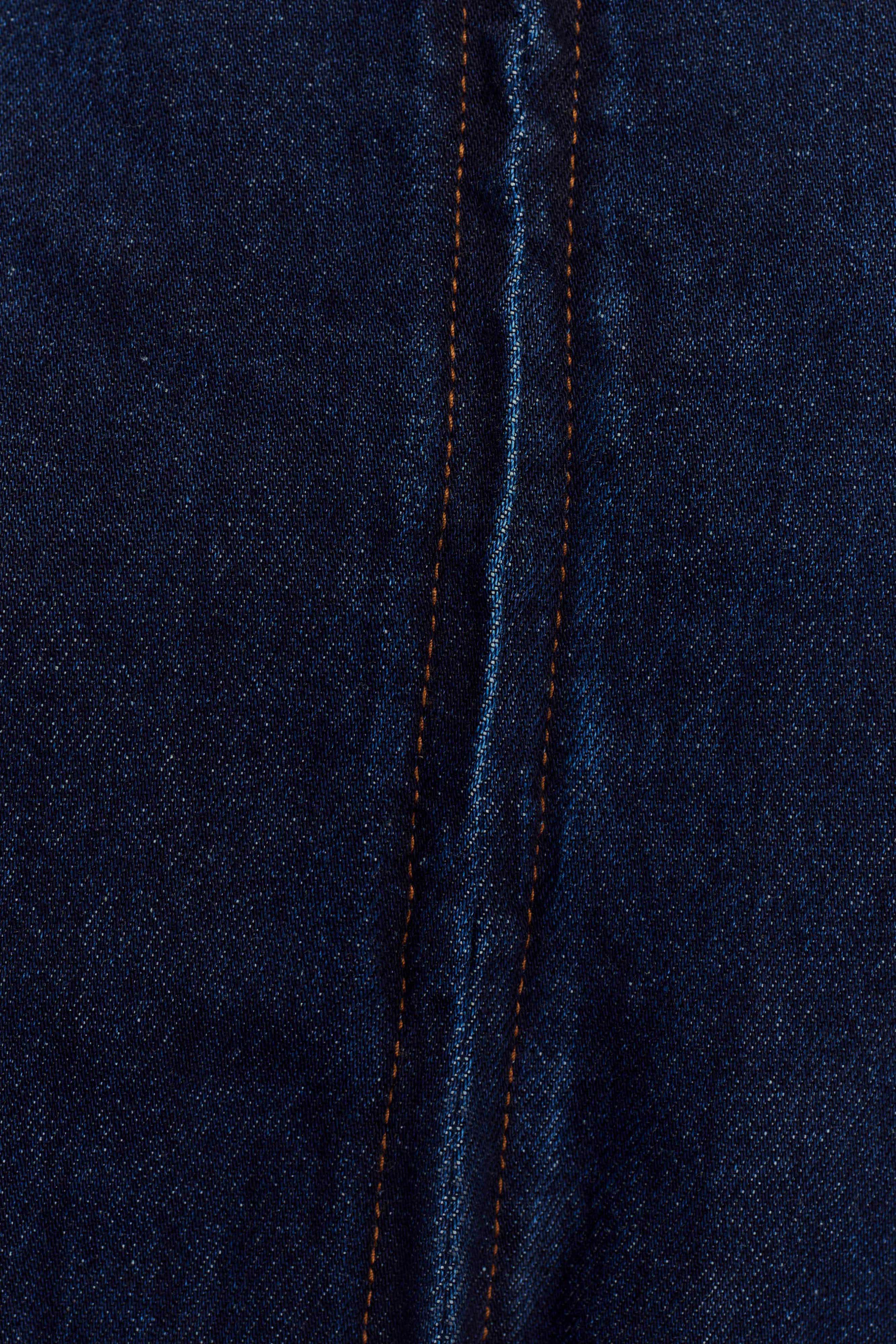 Fallon Cropped Denim Jacket - Indigo Blue、mySite、solidvoid