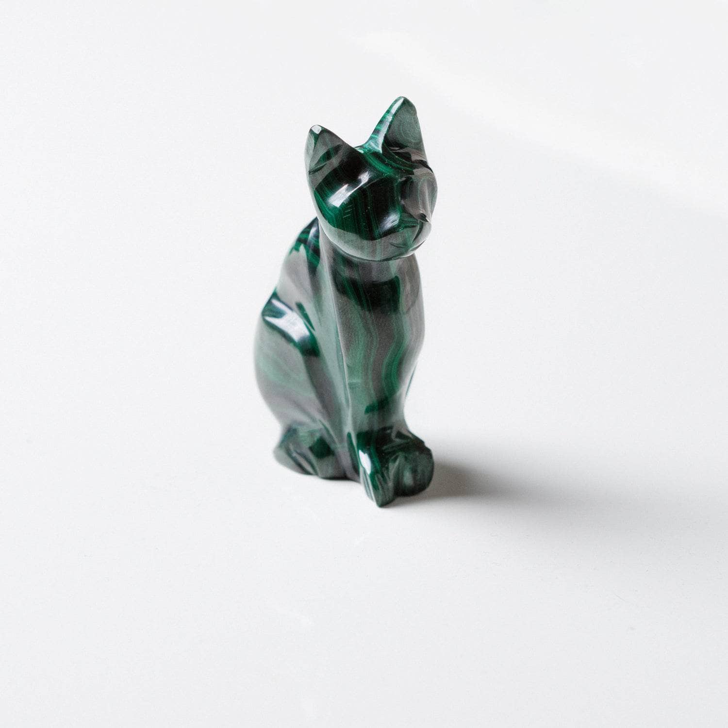 Genuine Malachite Cats - Hand Carved - 1 of a Kind、mySite、hinf8tx79