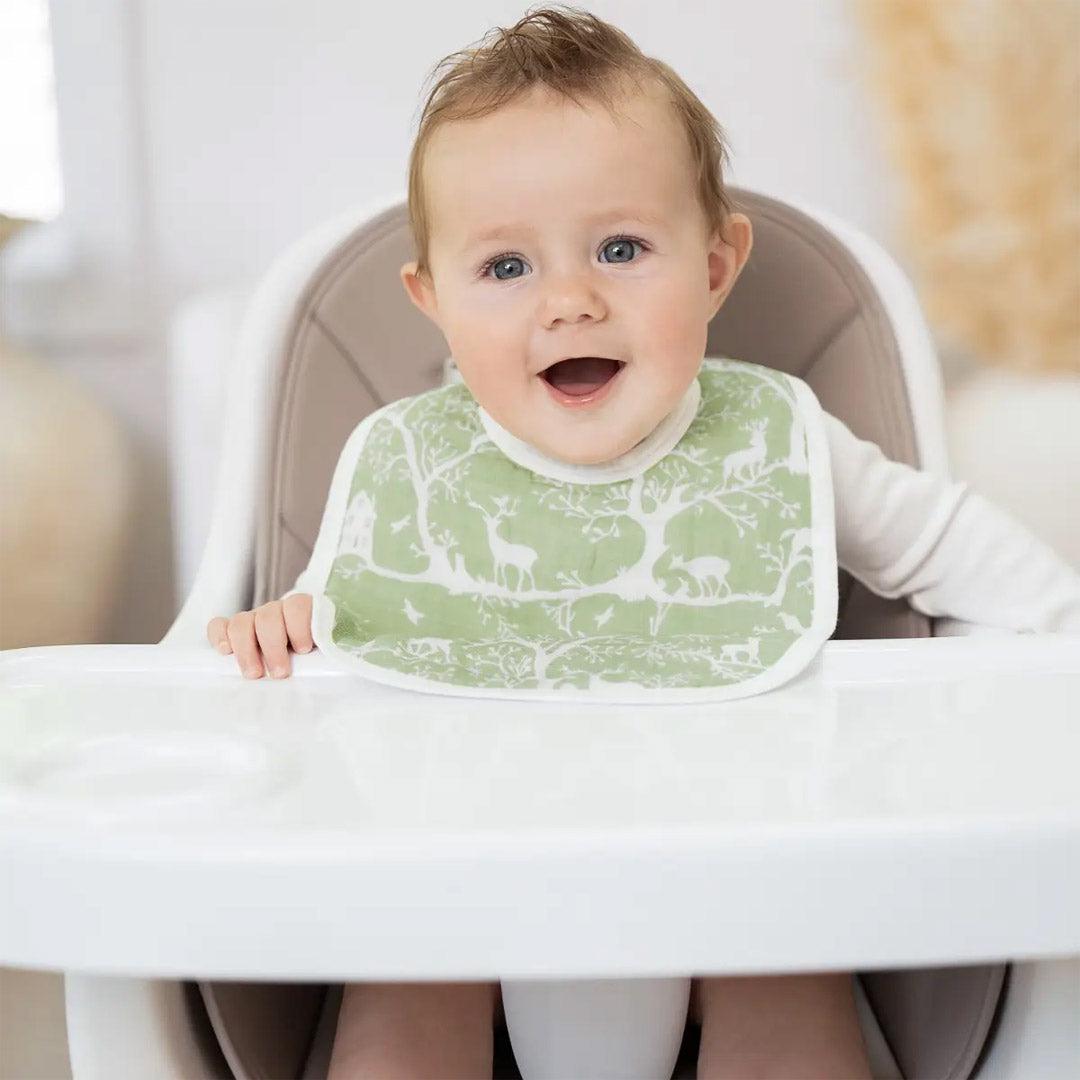  aden + anais Essentials Cotton Muslin Baby Snap Bibs - 3 Pack - Harmony、mySite、merchandisen