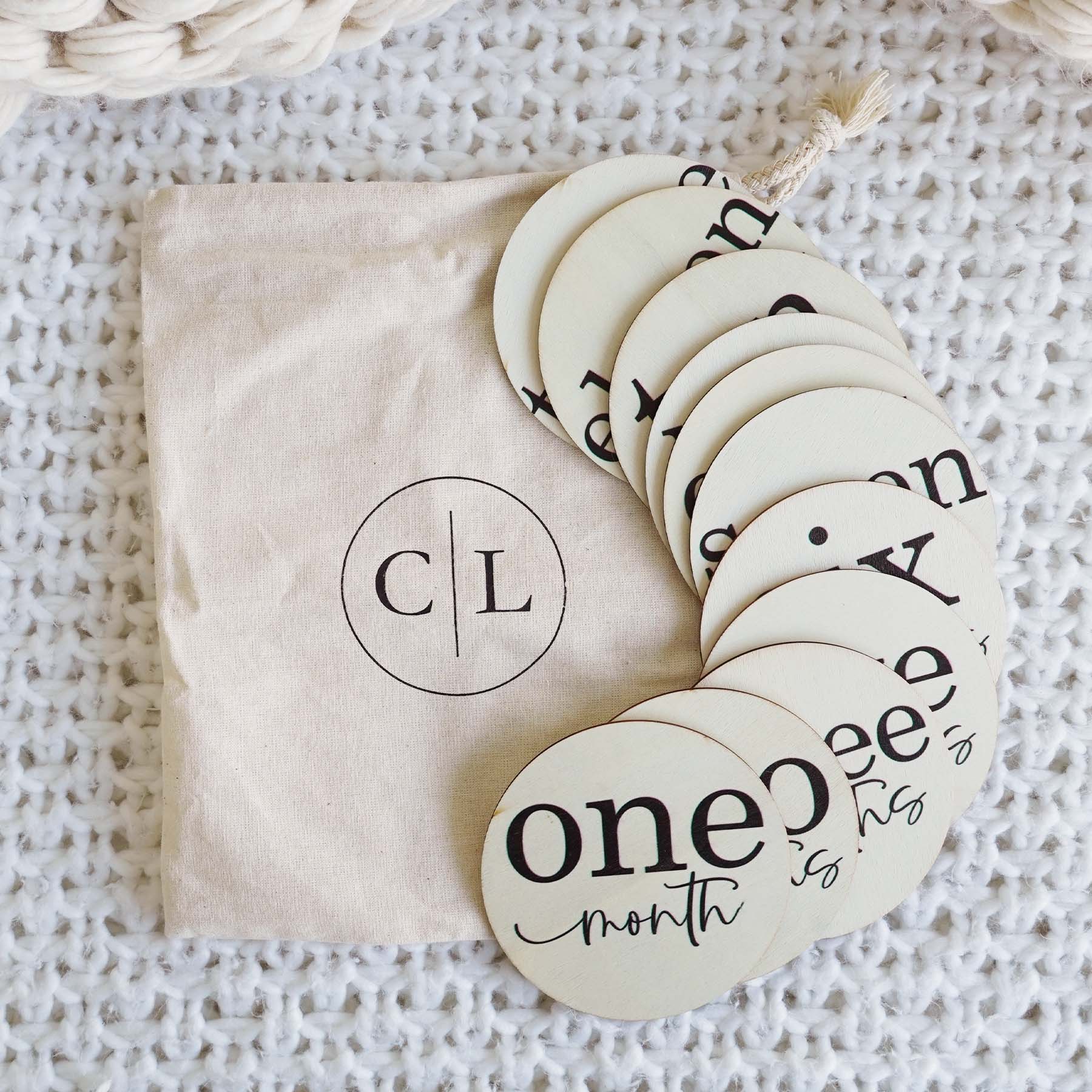  Monthly Milestone Wood Announcement | Modern、mySite、layawaytickets