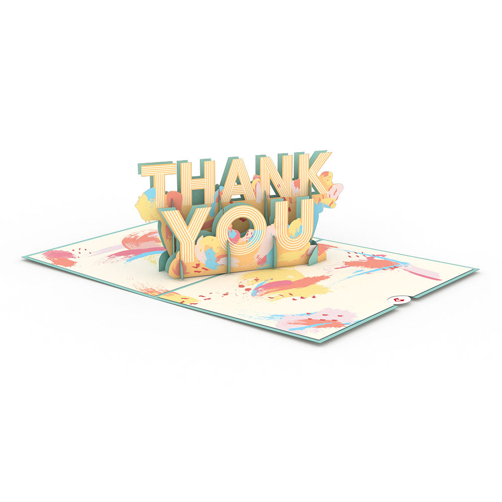 Artistic Thank You Pop-Up Card、mySite、solidvoid