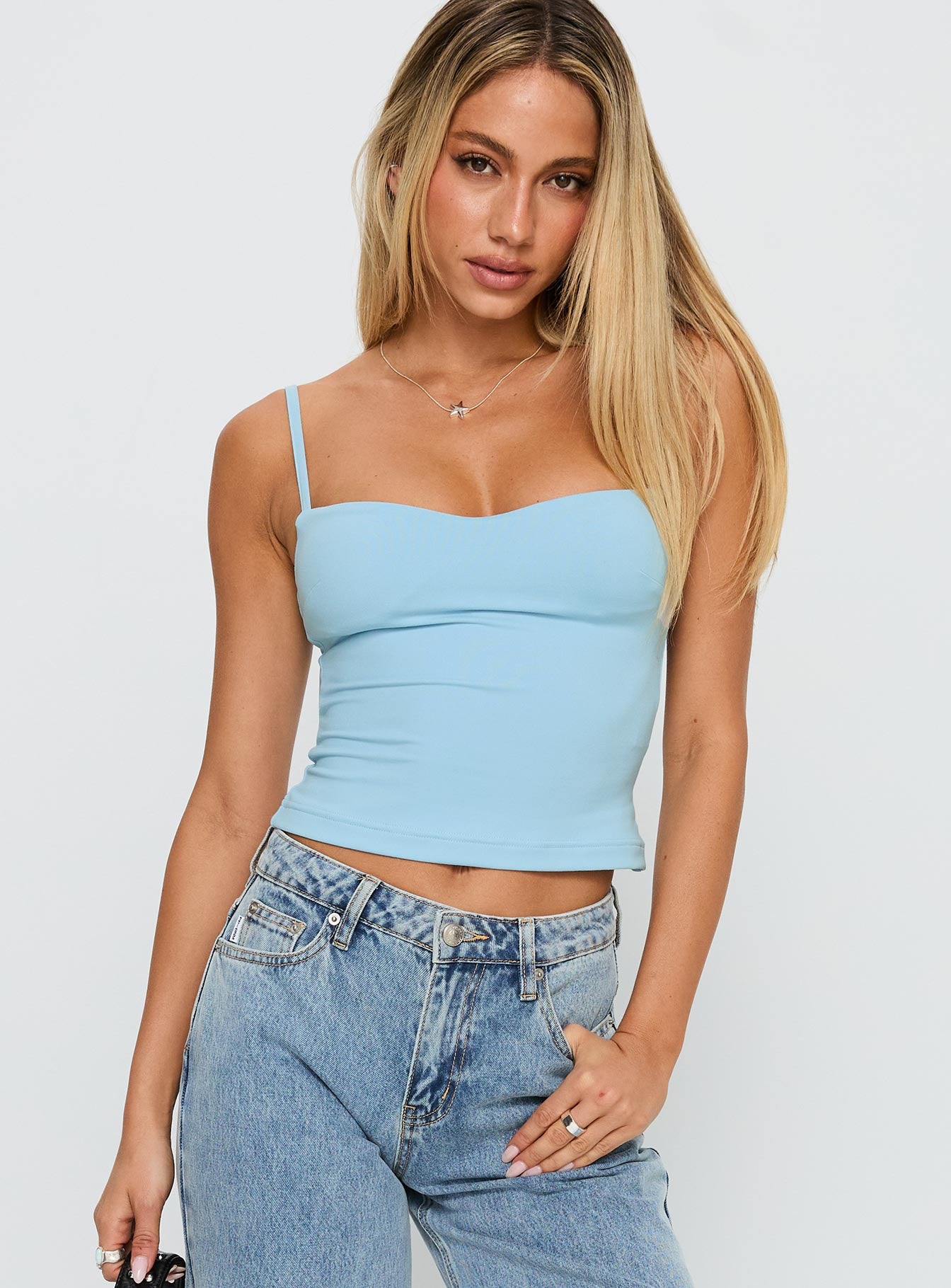 Evanda Top Light Blue、mySite、solidvoid