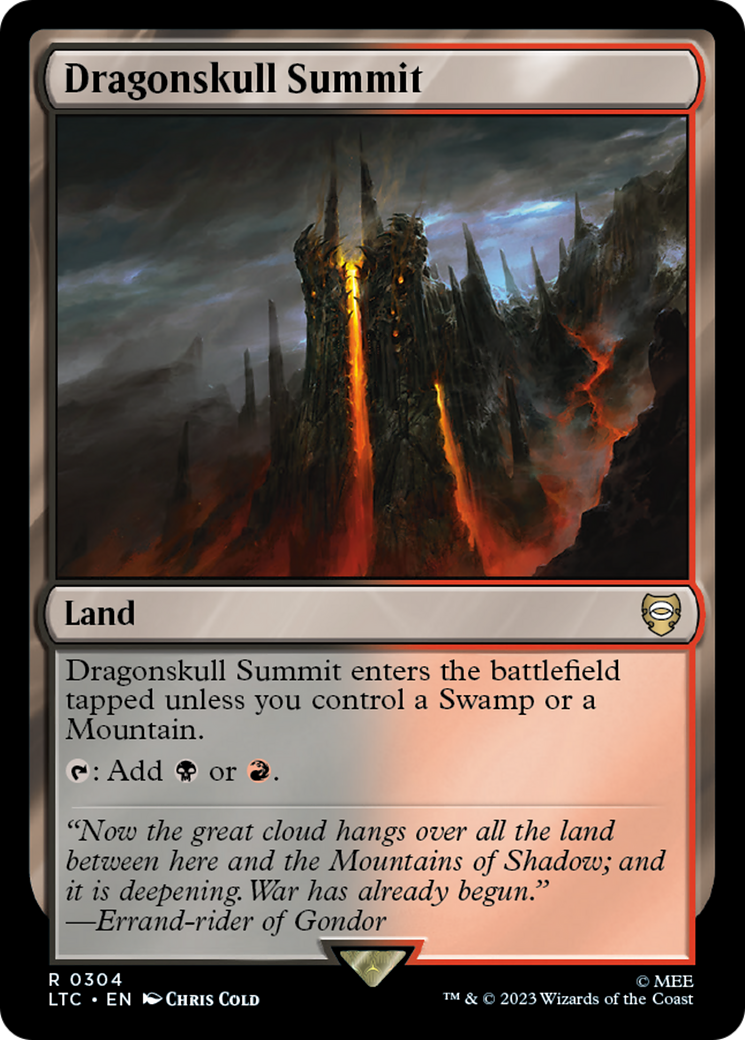 Dragonskull Summit The Lord of the Rings: Tales of Middle-Earth Commander、mySite、waistdrama