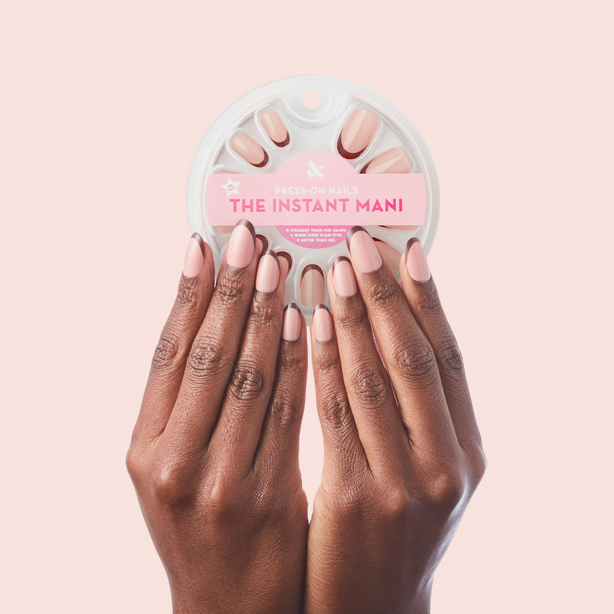 Modern French - Press-On | Medium | Oval、mySite、solidvoid