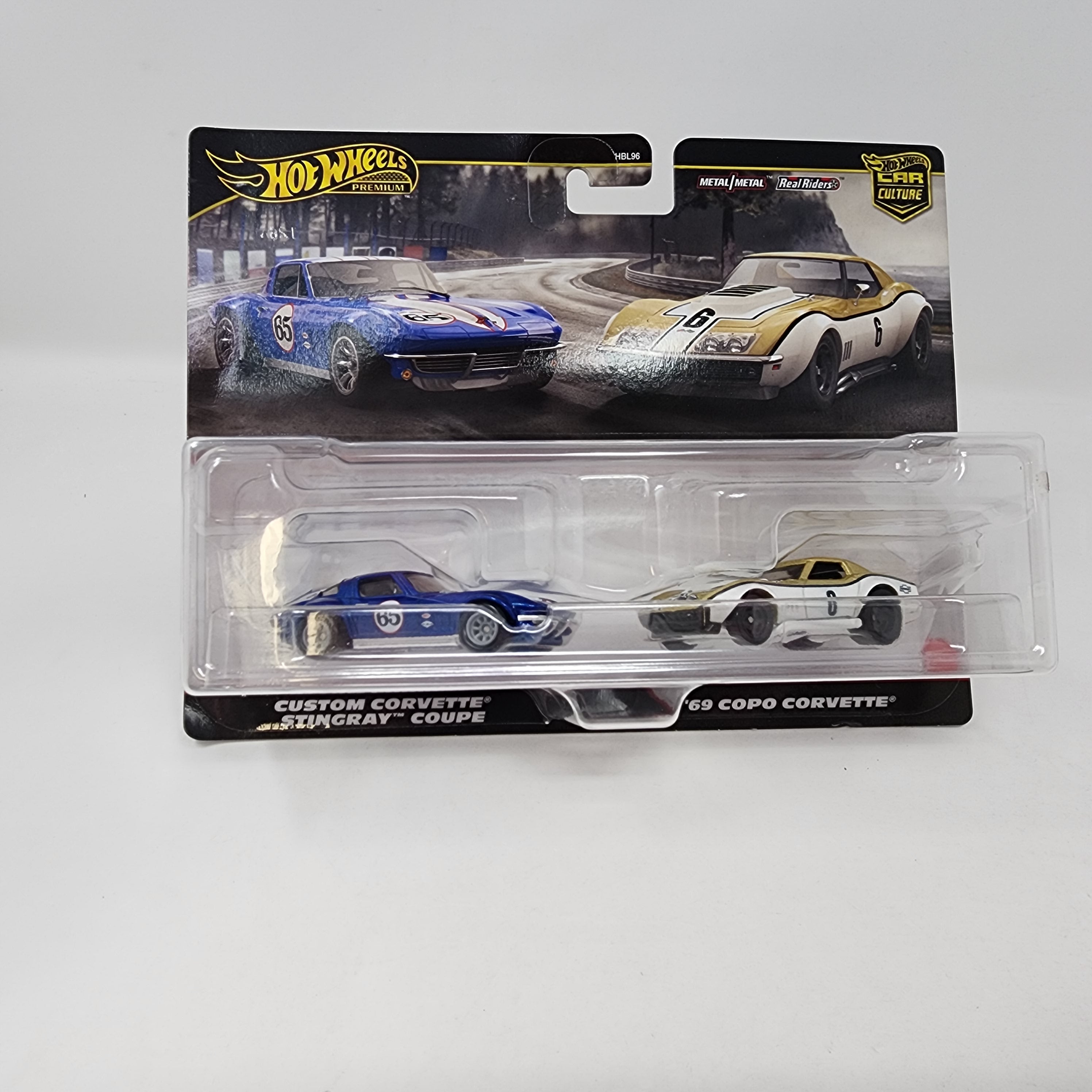 2-Pack * Corvette Stingray & '69 Copo Corvette * 2024 Hot Wheels 1:64 Scale Case N、mySite、hgirdovlk