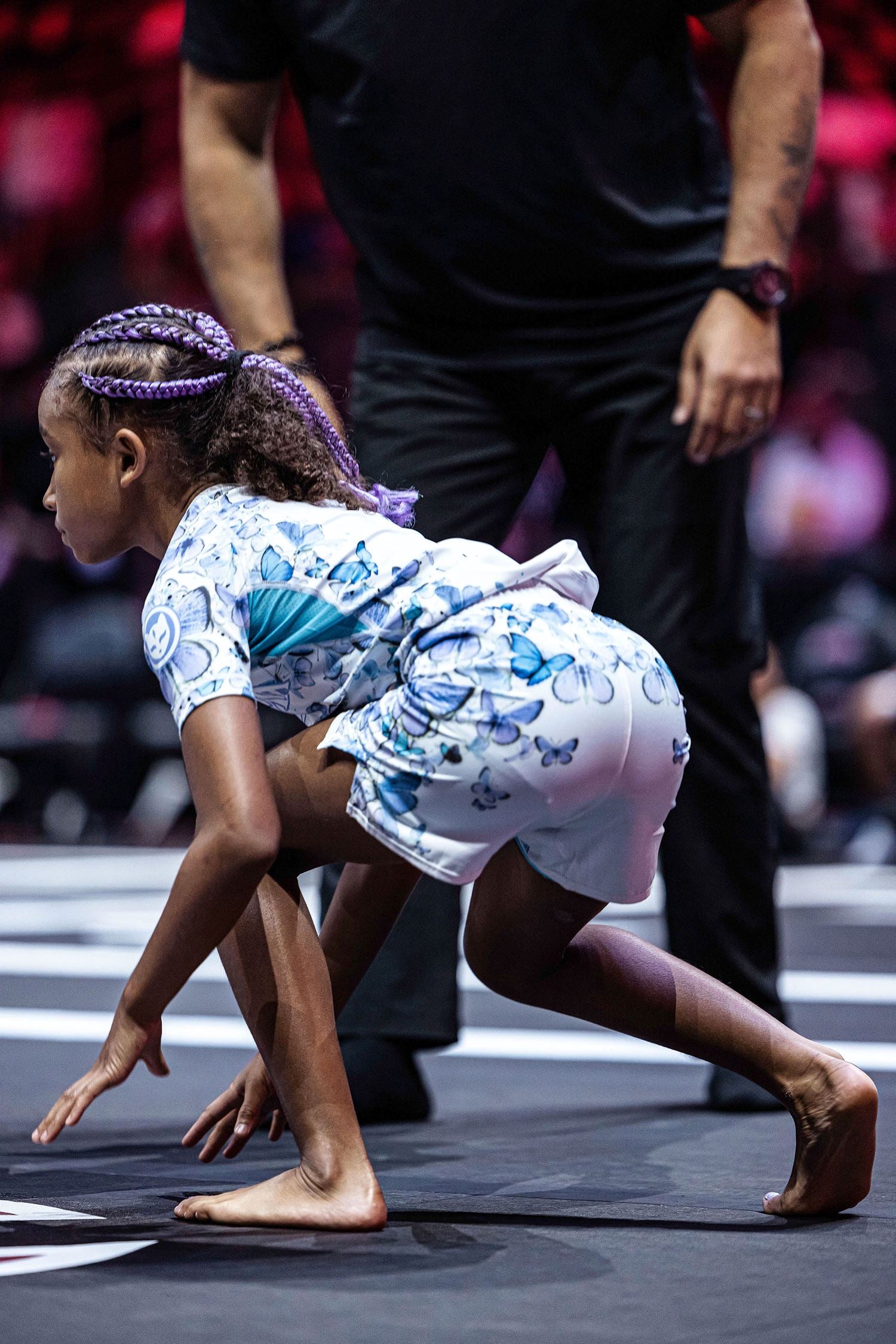 Girls' Lyzz Mitrovic Butterfly Jiu Jitsu Youth Shorts、mySite、gigharbornorthrealestate