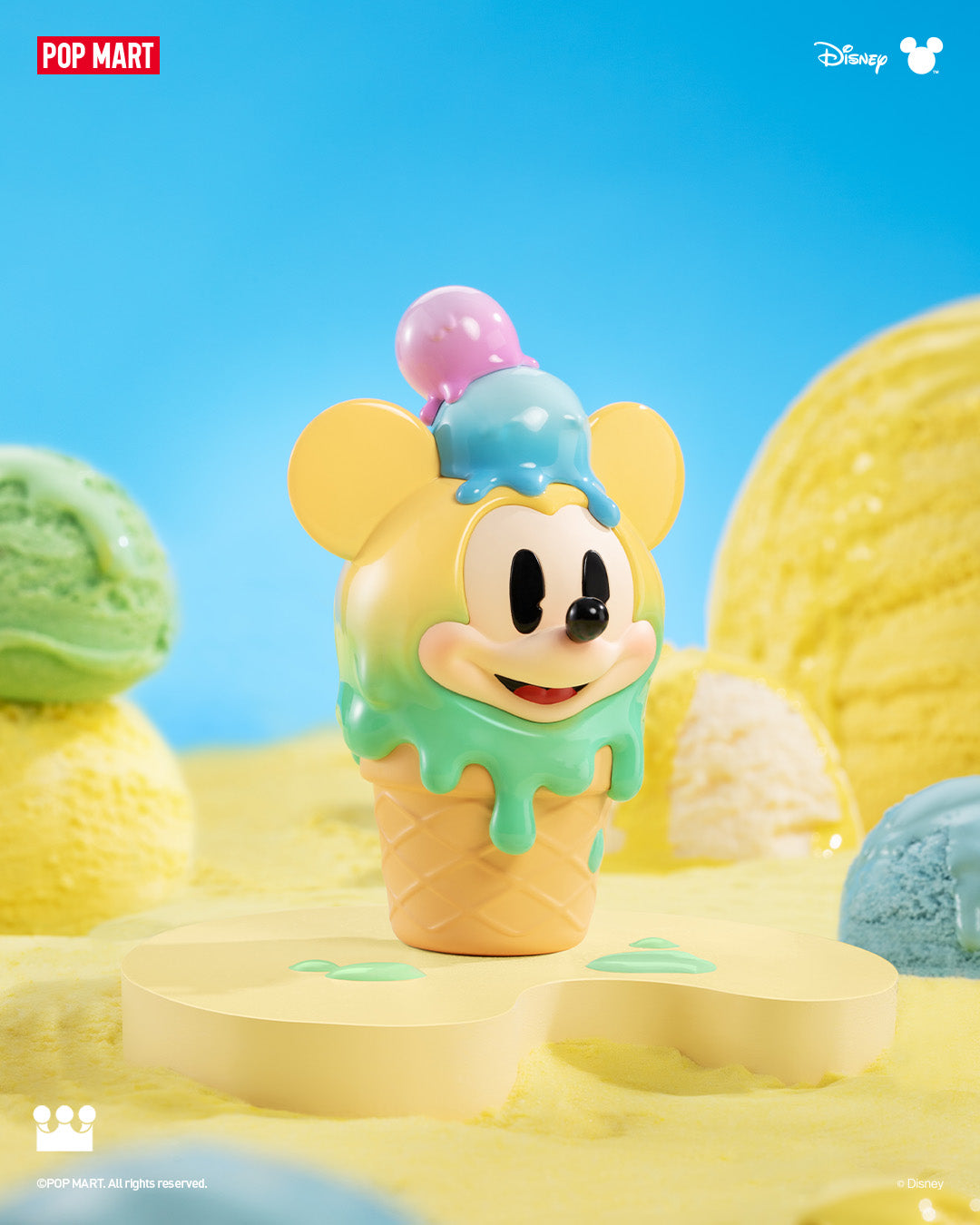  POP MART Disney Mickey Childhood of Boundless Imagination Series Figures、mySite、greenlandpopulation