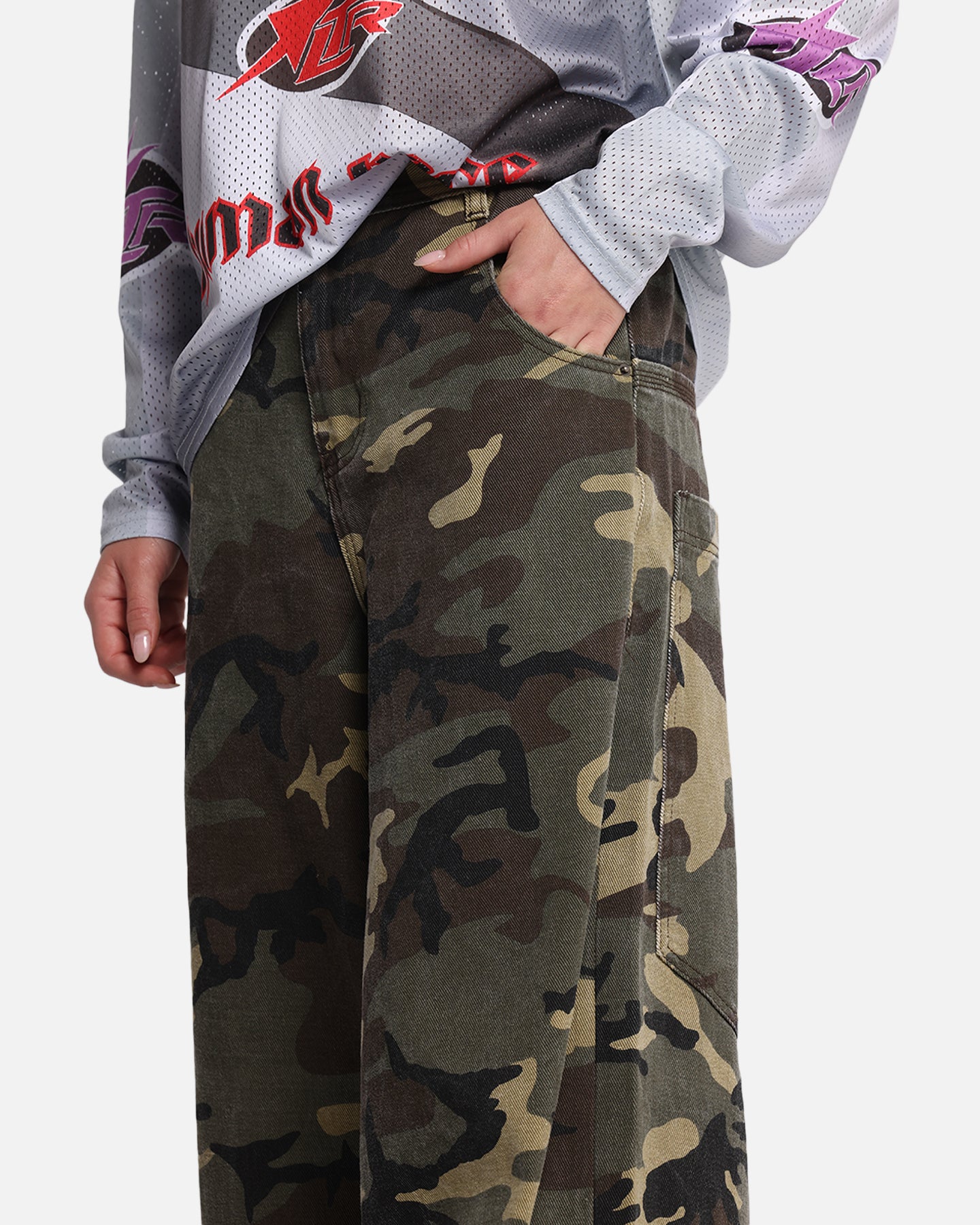 Loiter Skate Jeans Woodland Camo、mySite、zt4zffjzw