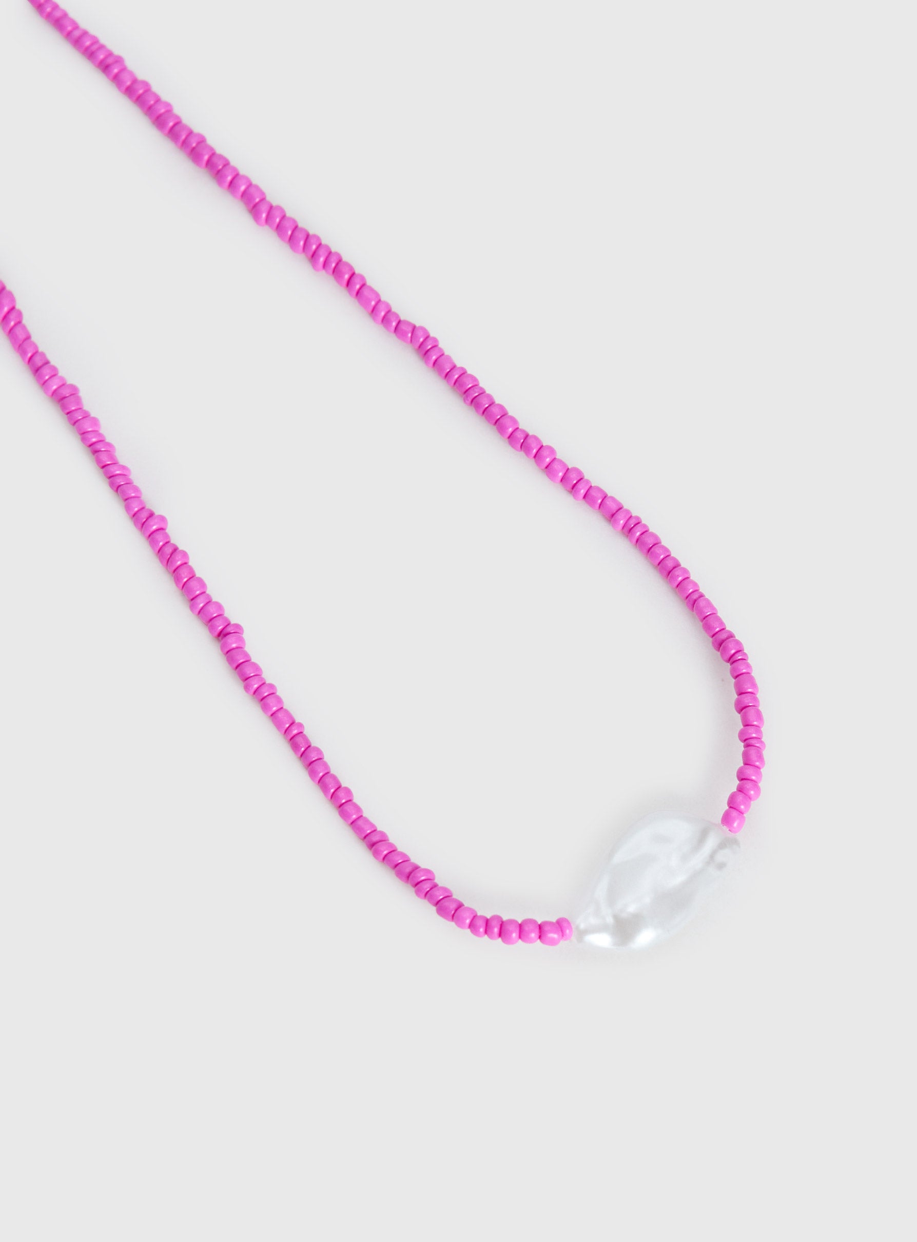 Aruba Pearl Pendant Necklace Pink、mySite、solidvoid