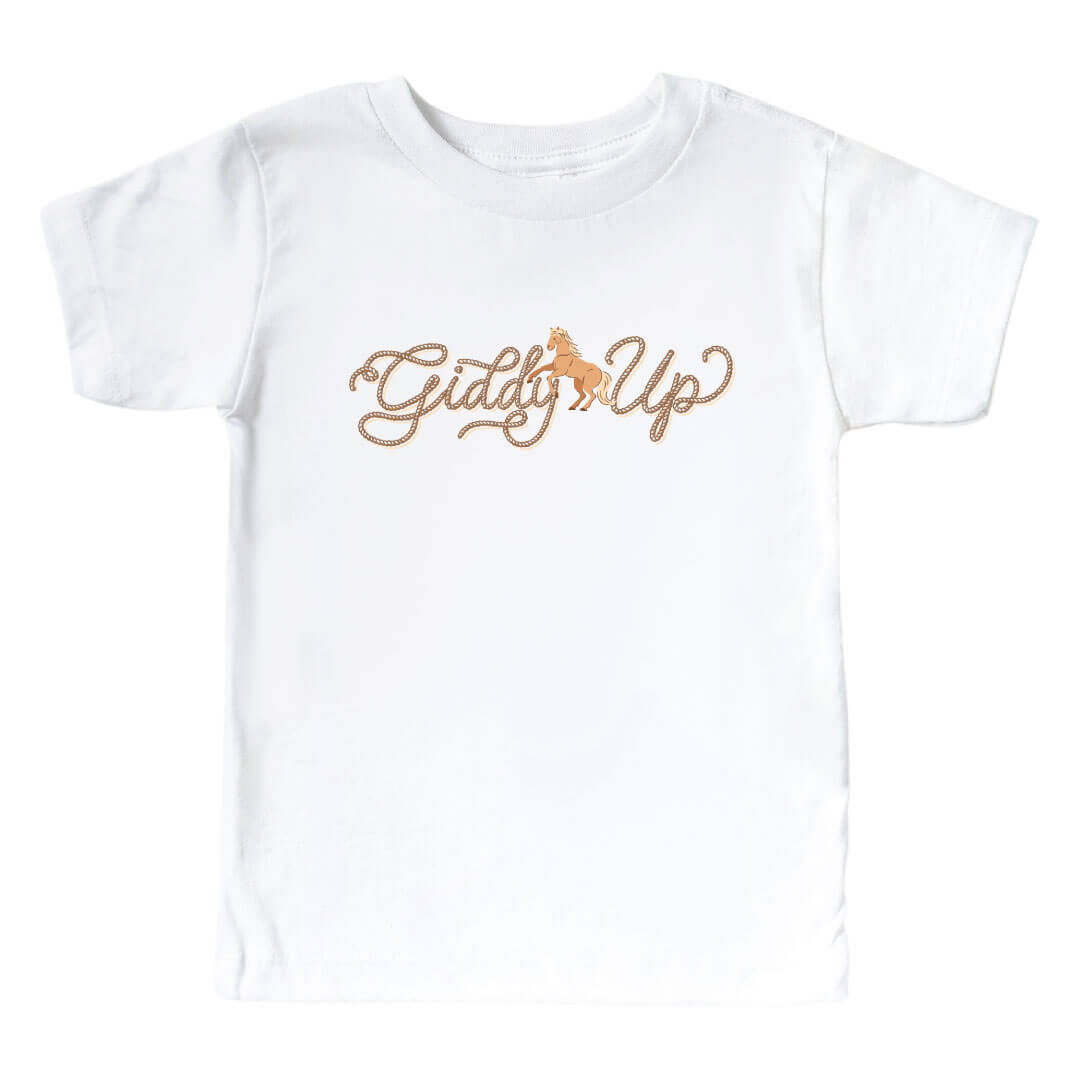  Giddy Up Horse Kids Graphic Tee | White、mySite、layawaytickets