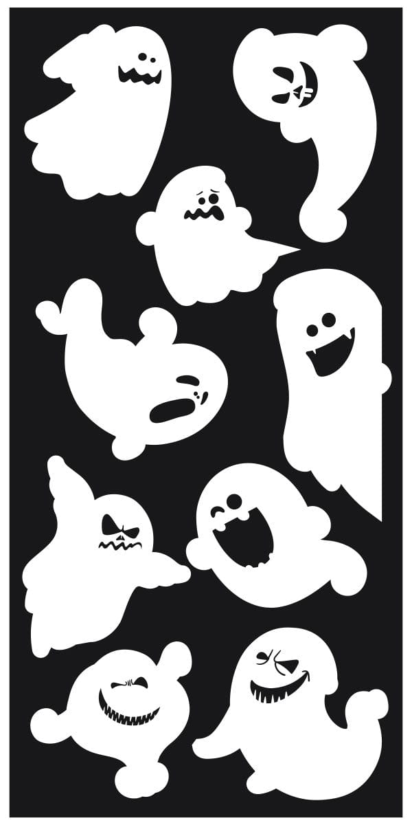  Decorative Stickers - Ghosts、mySite、ghnorth