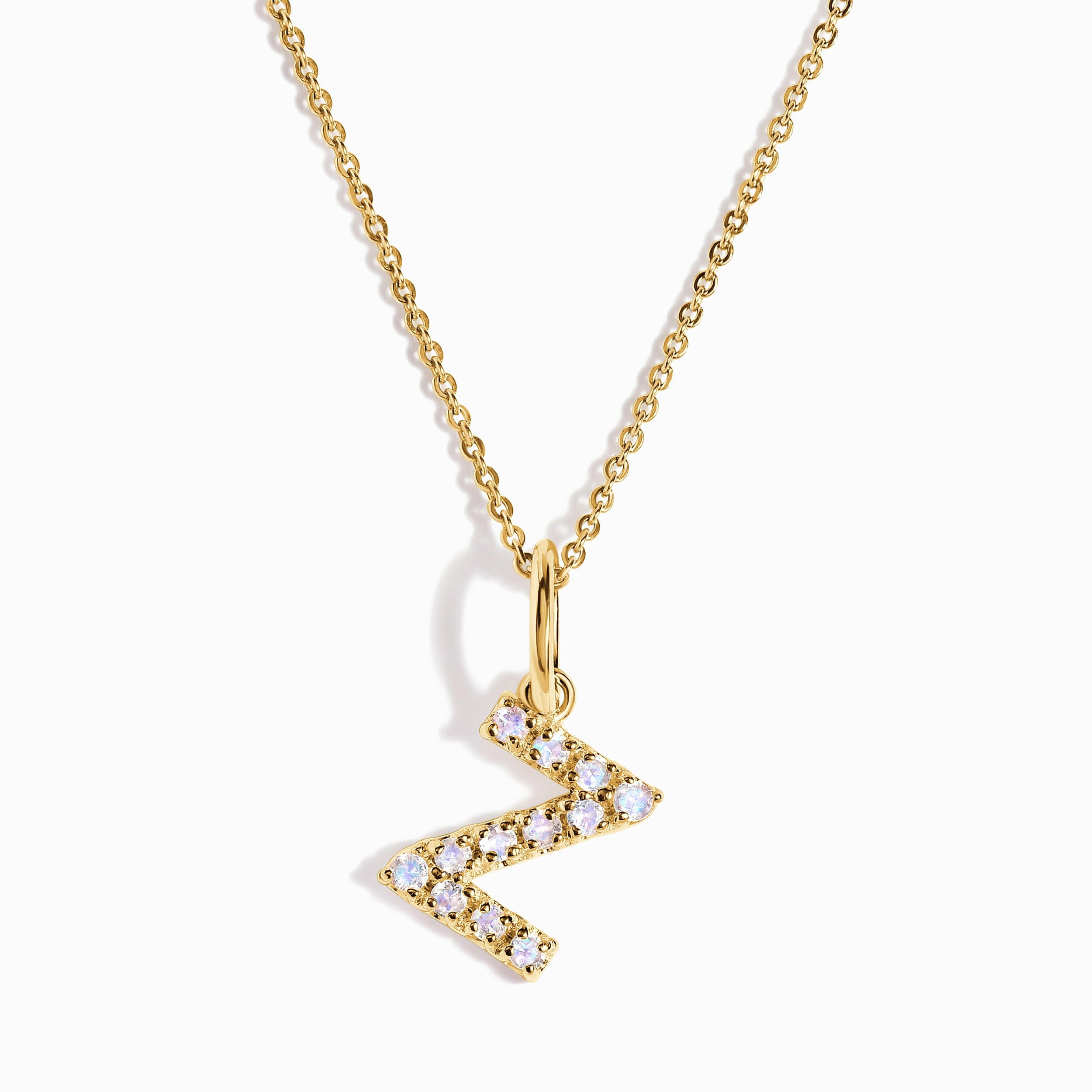 Moonstone Necklace - Alphabet、mySite、hinf8tx79