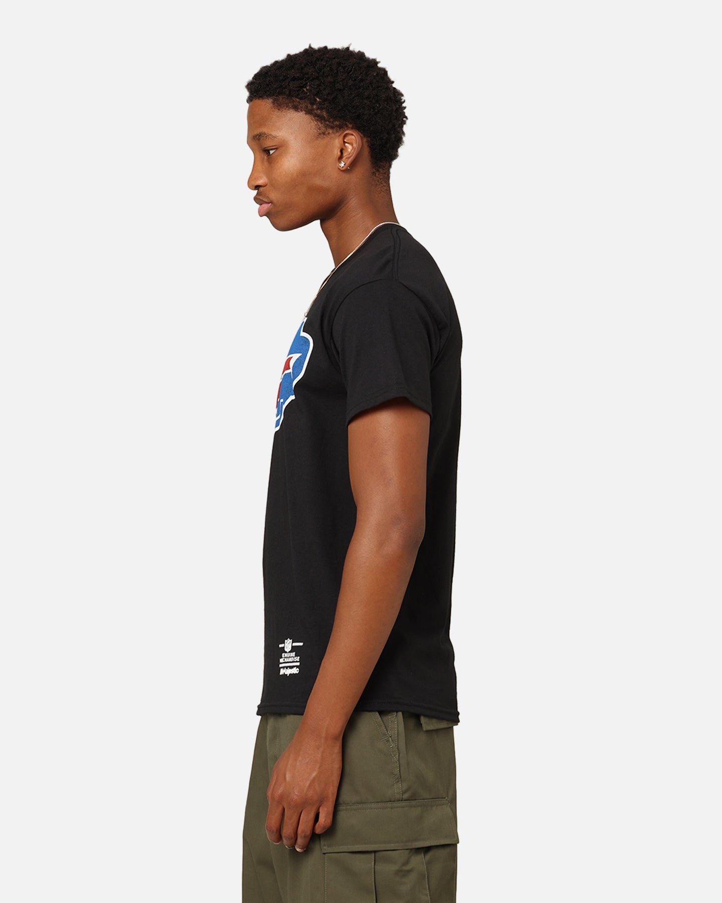 Majestic Athletic Buffalo Bills Team Crest T-Shirt Black、mySite、zt4zffjzw