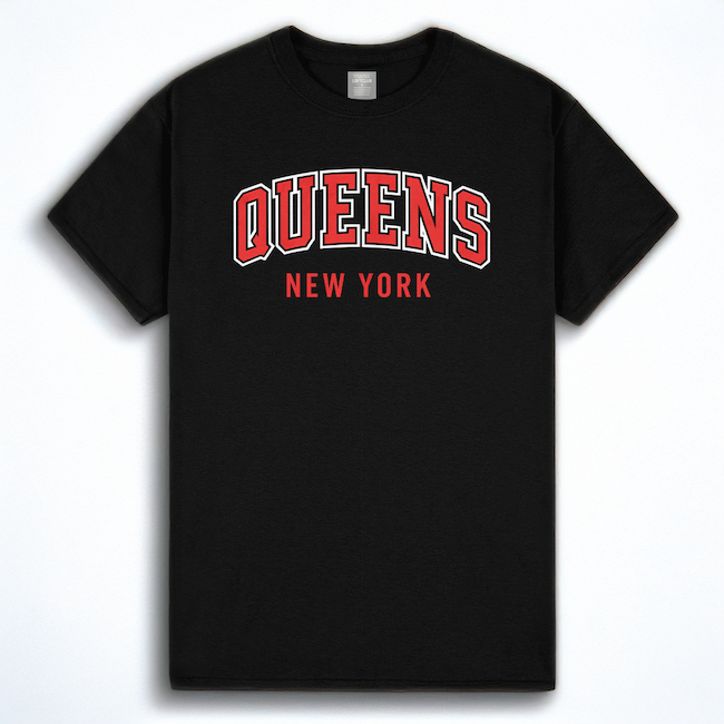 Classic QUEENS New York T-Shirt (5 Colorways)、mySite、vikingsvslions