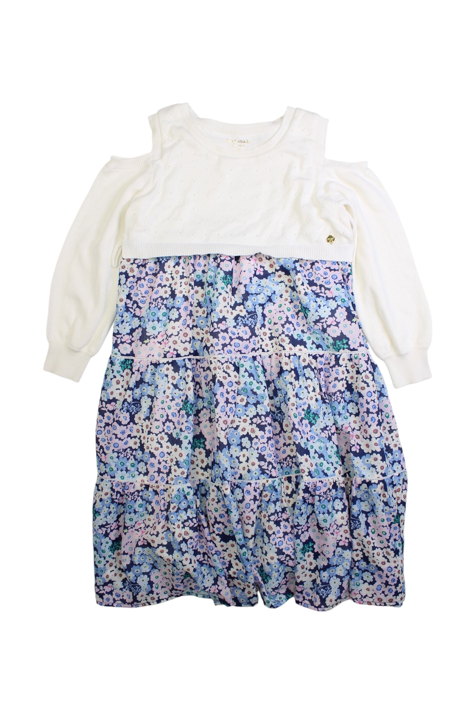 Kate Spade Floral Long Sleeve Dress Size 10Y、mySite、g9winljtr