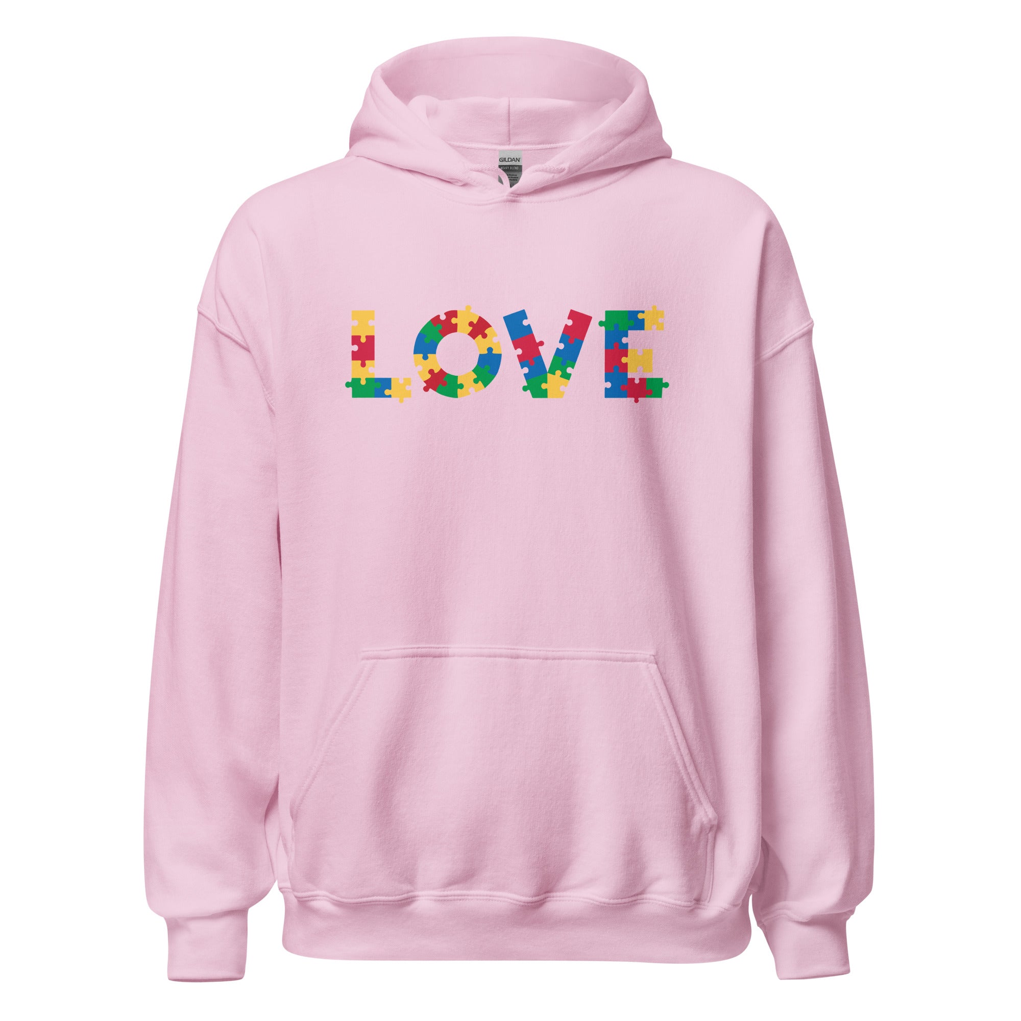 Autism Acceptance & Love Puzzle Hoodie、mySite、camillekostekn