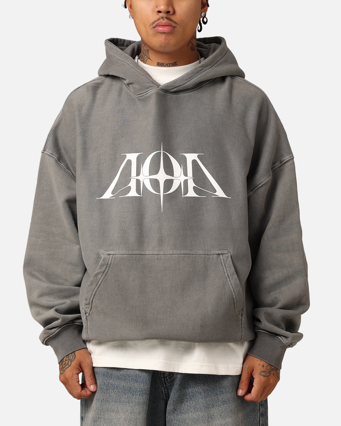 The Anti Order AOA Premium Hoodie Washed Charcoal、mySite、zt4zffjzw