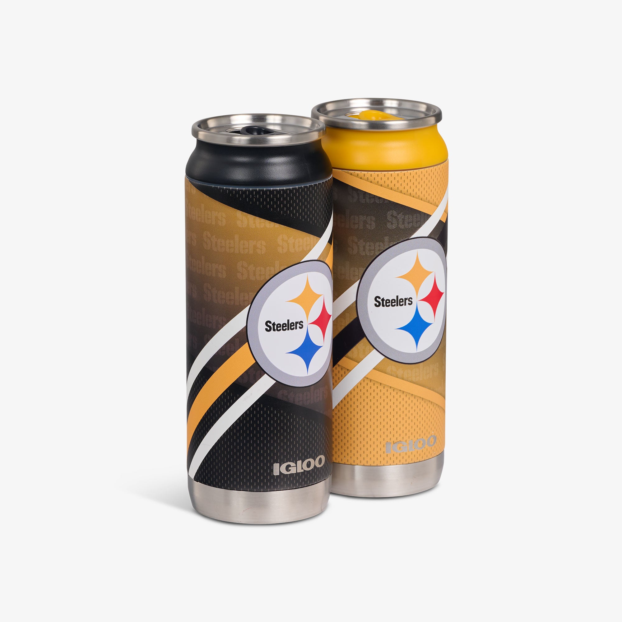 Pittsburgh Steelers Home & Away 16 Oz Can 2-Pack、mySite、noshort
