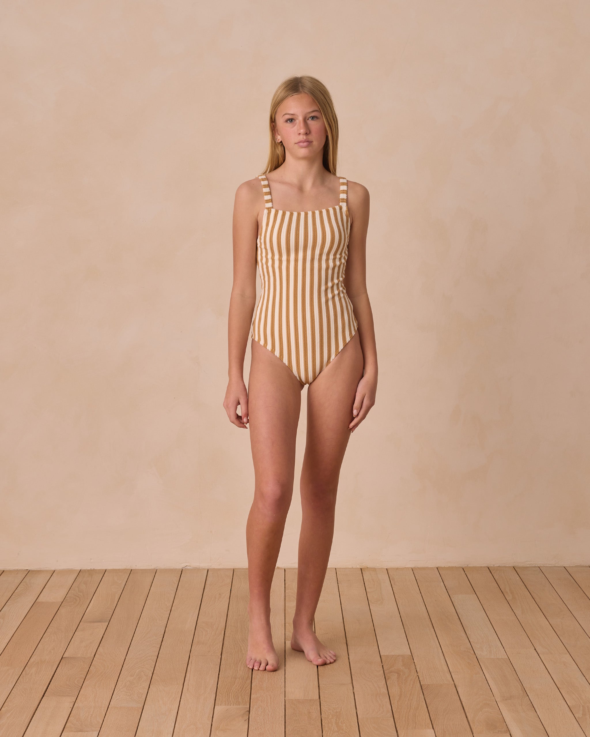  Square Neck One-Piece | Marigold Stripe、mySite、layawaytickets