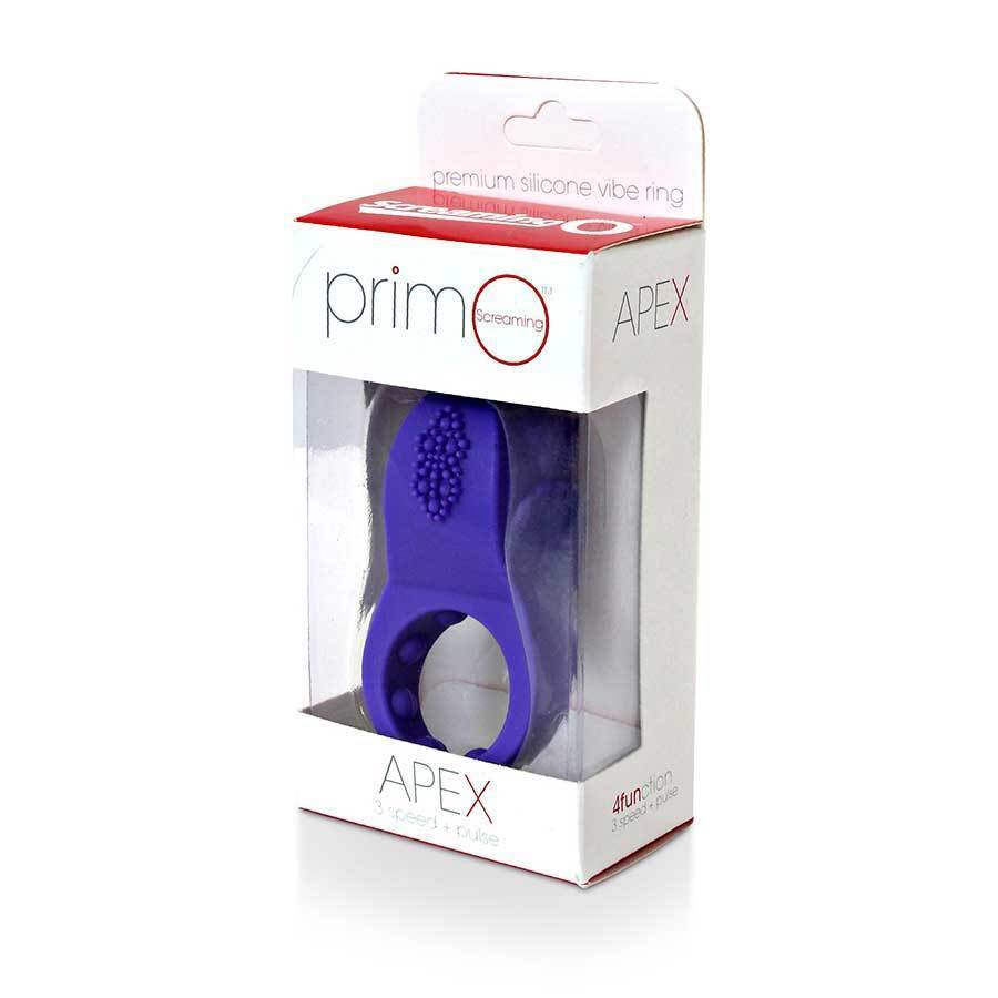 Screaming O PrimO Apex Multi-Speed Silicone Vibrating Cock Ring for Men、mySite、bottomscart